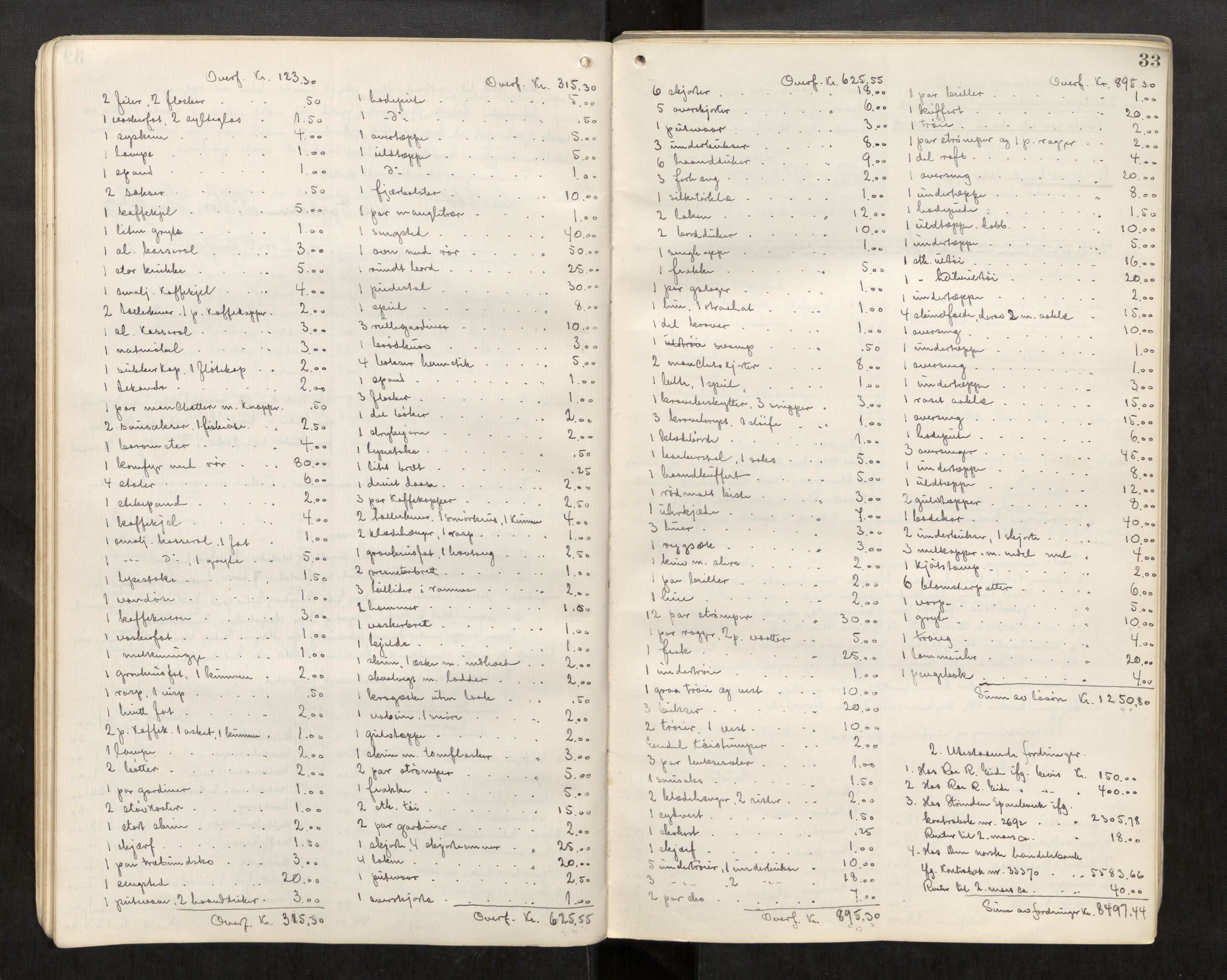 Voll lensmannskontor*, SAT/-, 1918-1949, p. 33