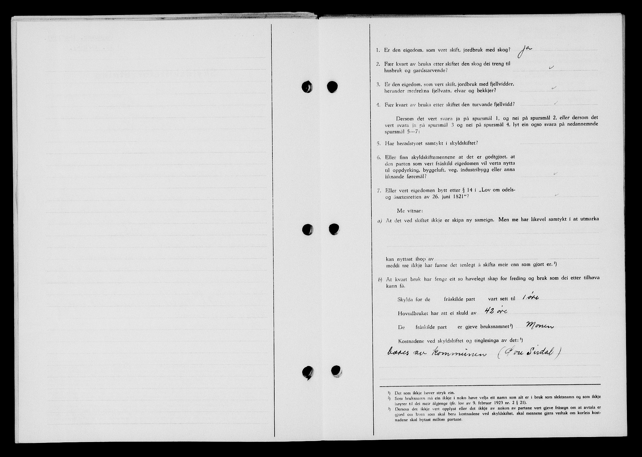 Flekkefjord sorenskriveri, SAK/1221-0001/G/Gb/Gba/L0061: Mortgage book no. A-9, 1946-1947, Diary no: : 146/1947