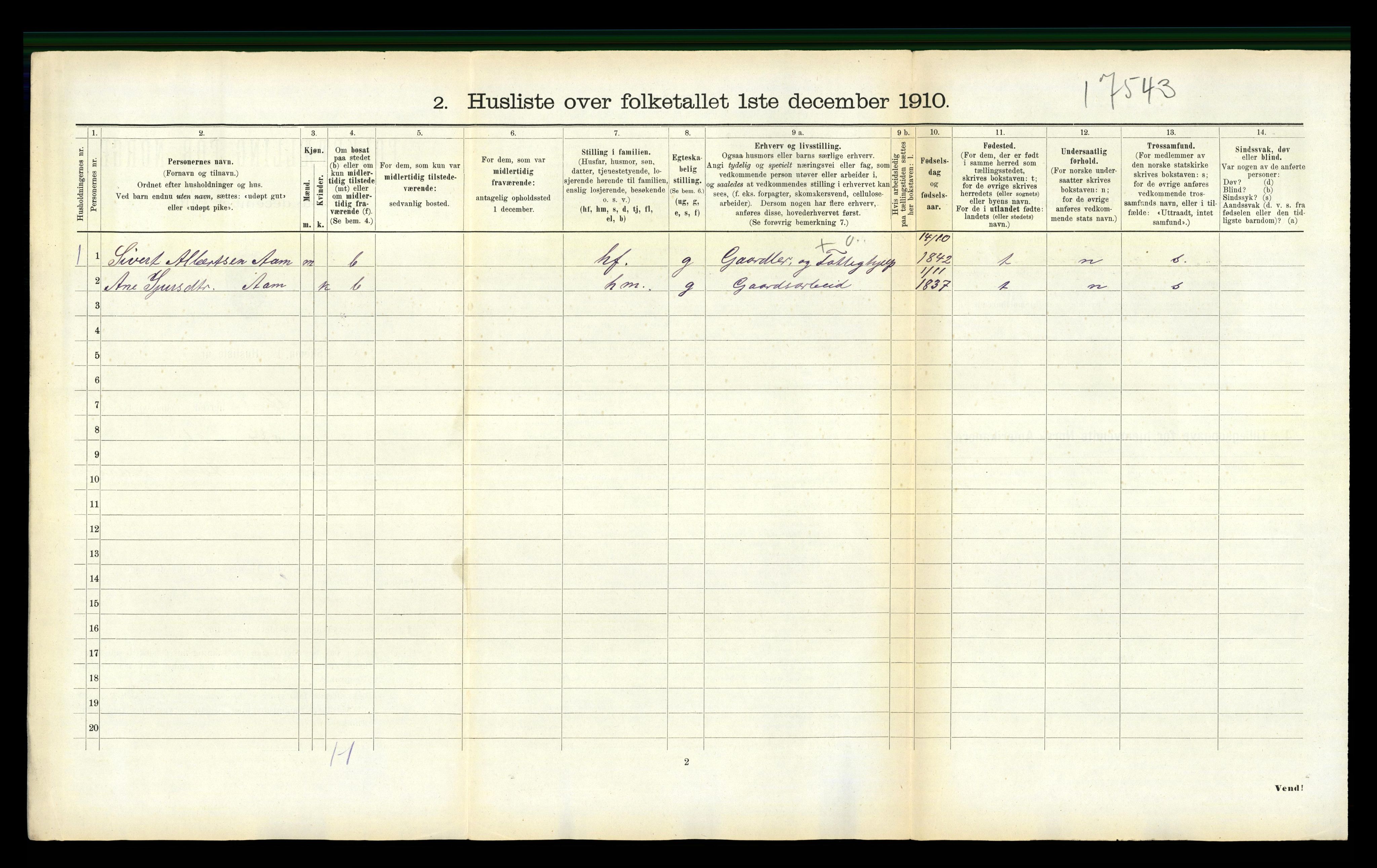 RA, 1910 census for Ørsta, 1910, p. 627