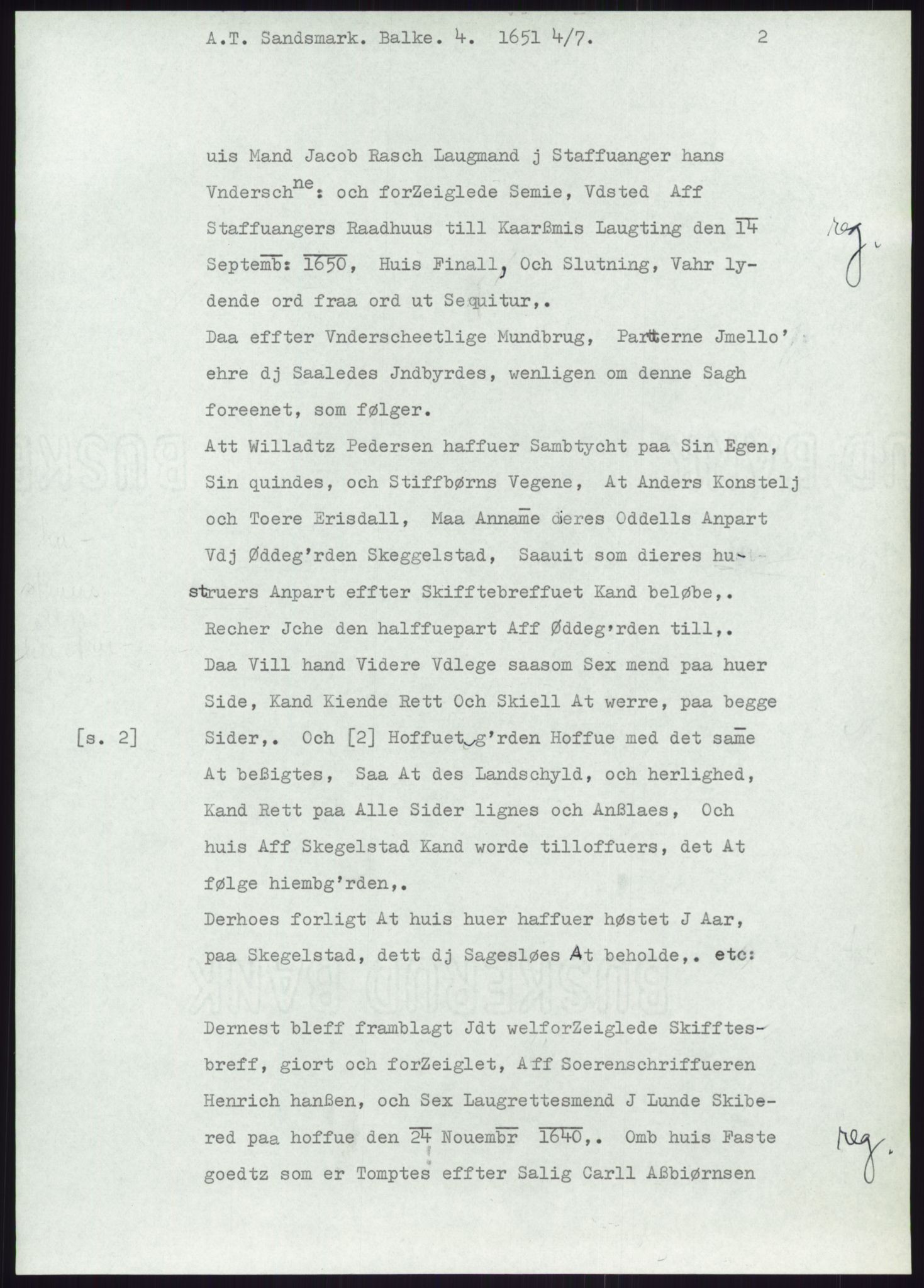 Samlinger til kildeutgivelse, Diplomavskriftsamlingen, RA/EA-4053/H/Ha, p. 2685