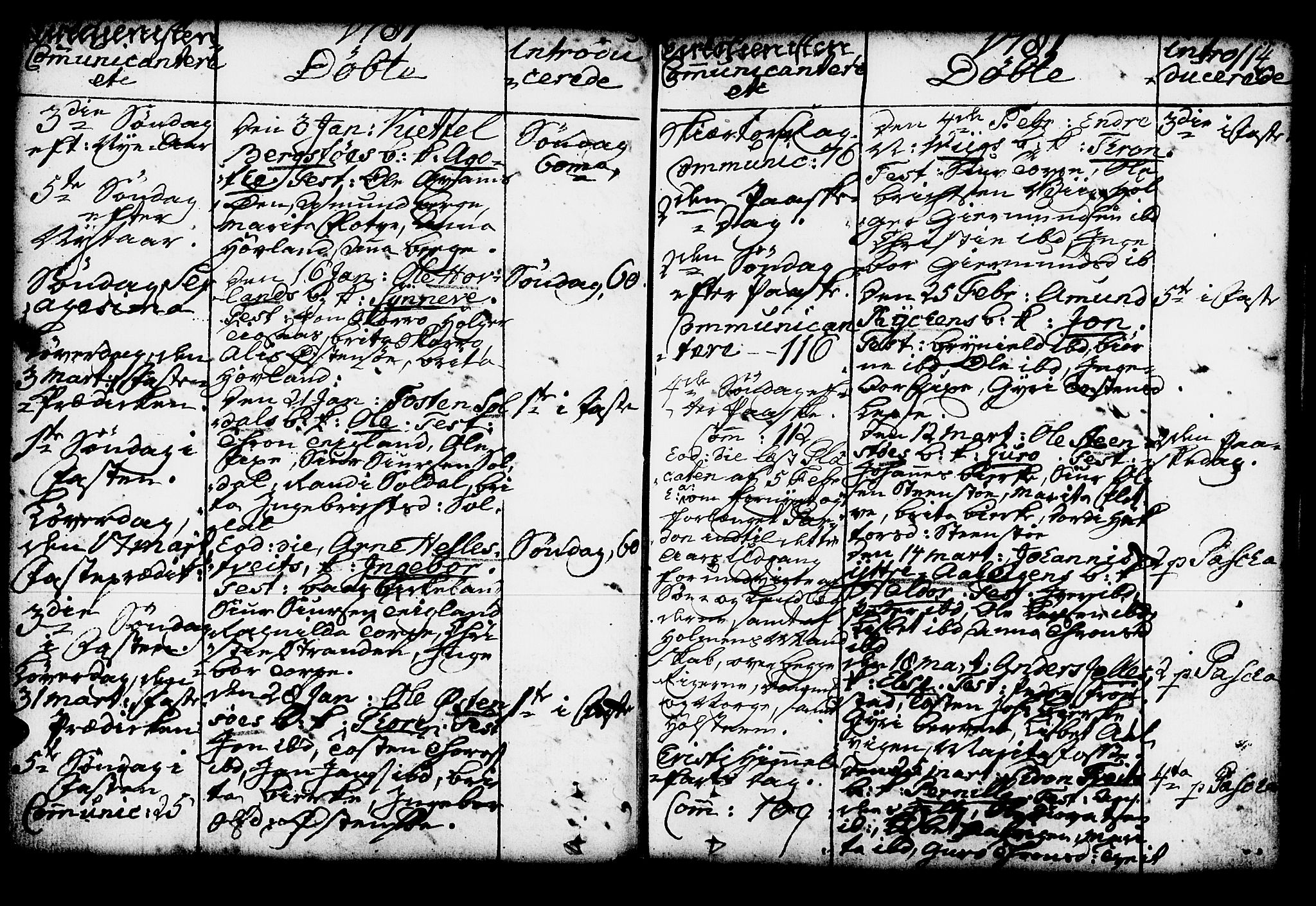 Kvam sokneprestembete, SAB/A-76201/H/Haa: Parish register (official) no. A 4, 1743-1795, p. 114