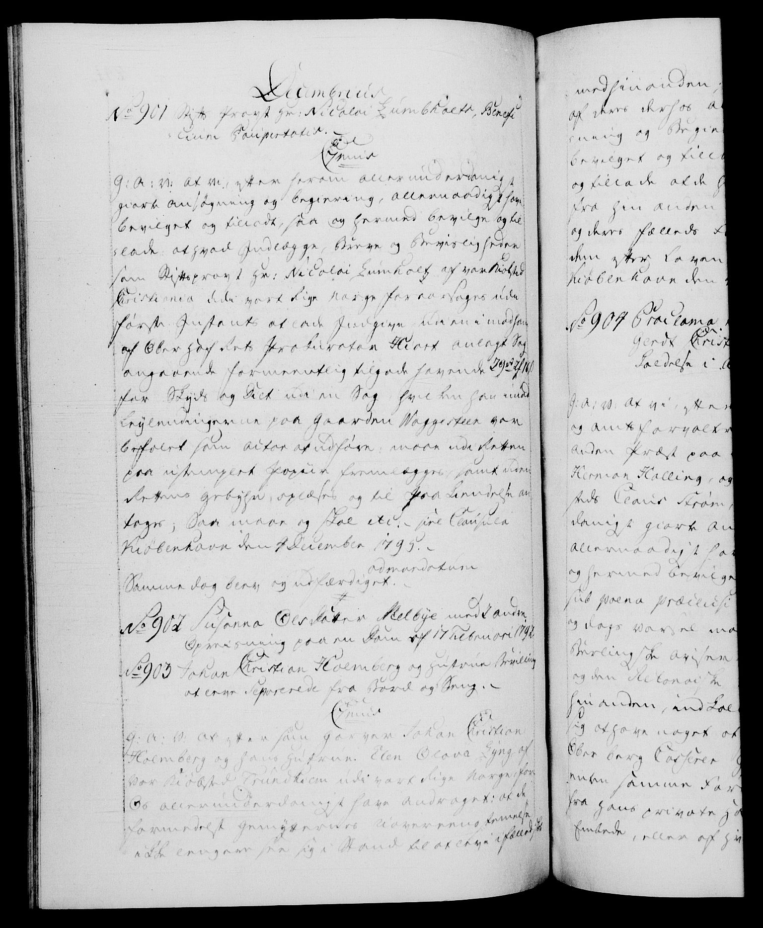 Danske Kanselli 1572-1799, RA/EA-3023/F/Fc/Fca/Fcaa/L0056: Norske registre, 1795-1796, p. 491b