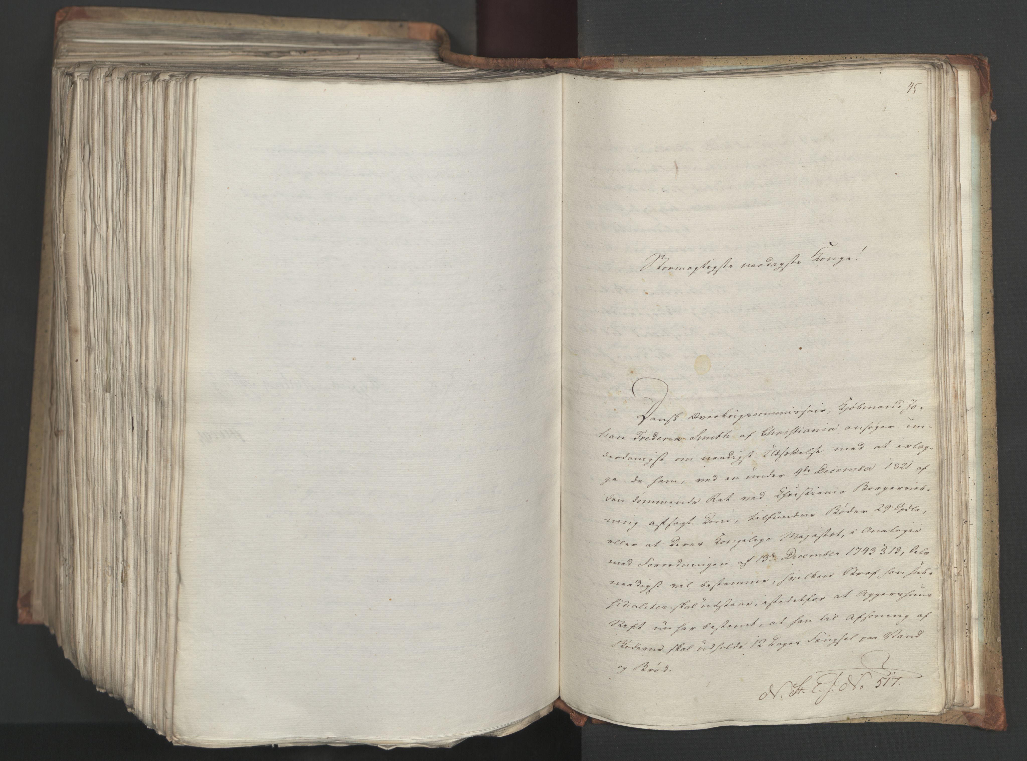 Statsrådsavdelingen i Stockholm, AV/RA-S-1003/D/Da/L0034: Regjeringsinnstillinger nr. 275-540, 1823, p. 650
