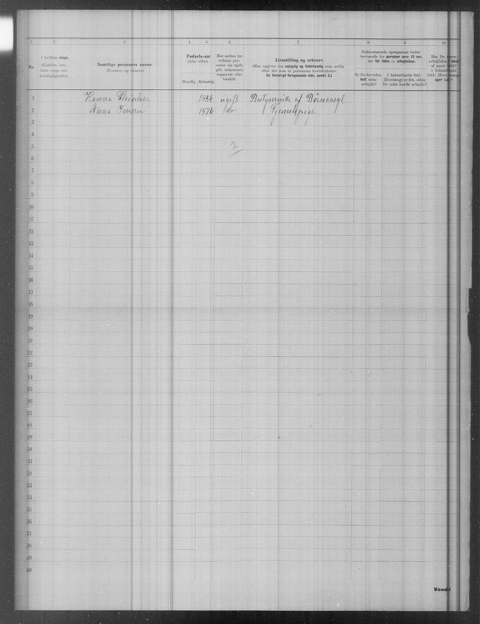 OBA, Municipal Census 1902 for Kristiania, 1902, p. 19908