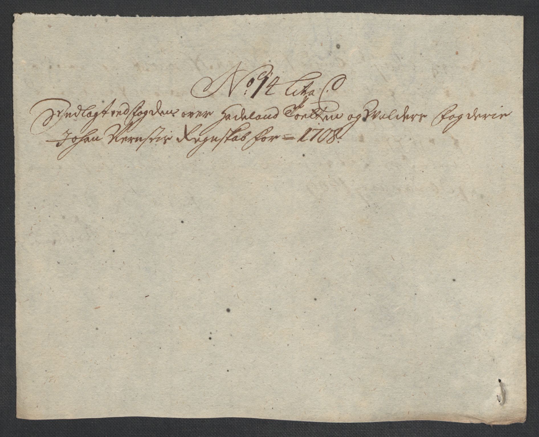 Rentekammeret inntil 1814, Reviderte regnskaper, Fogderegnskap, AV/RA-EA-4092/R18/L1305: Fogderegnskap Hadeland, Toten og Valdres, 1707-1708, p. 468