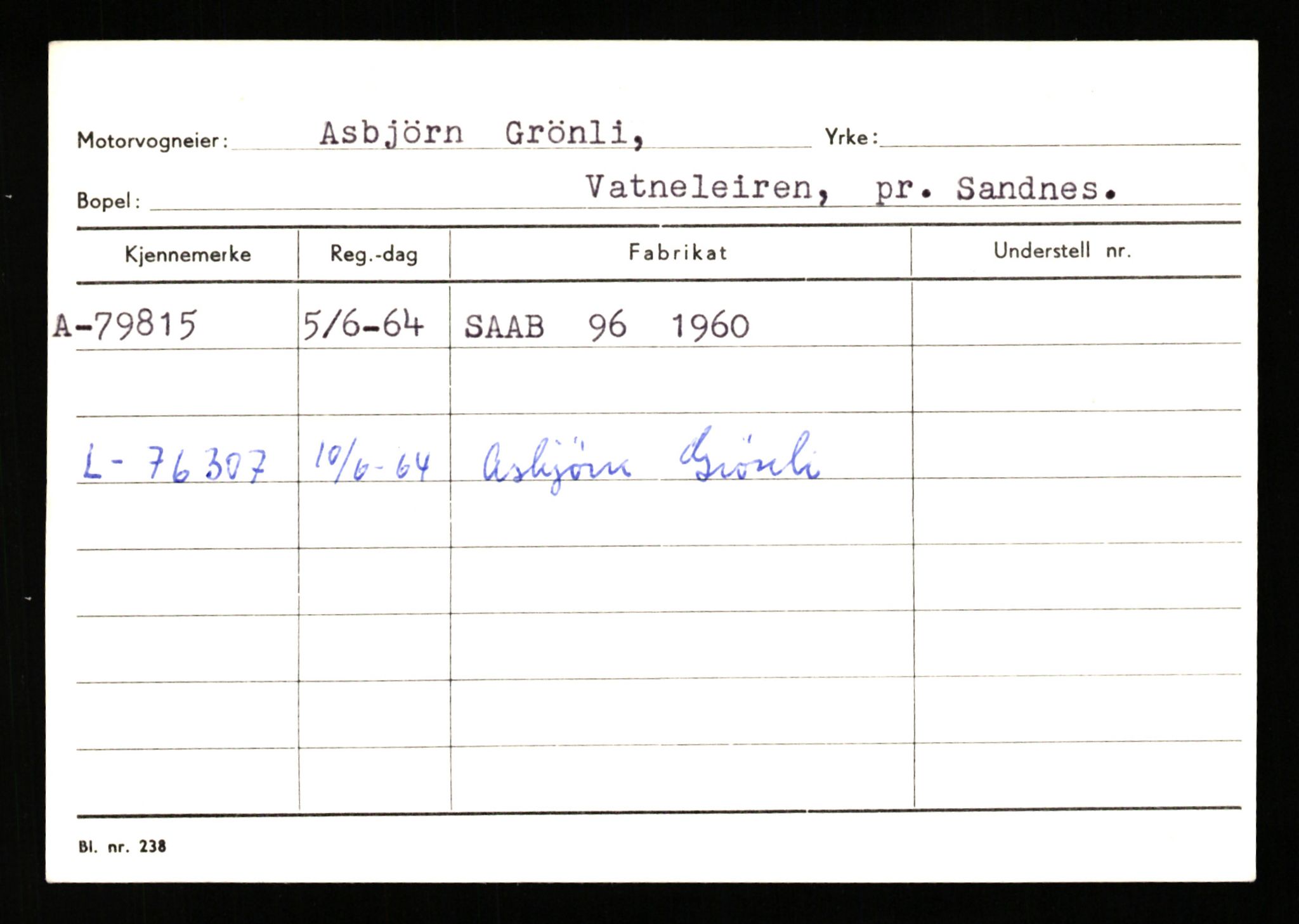 Stavanger trafikkstasjon, AV/SAST-A-101942/0/G/L0008: Registreringsnummer: 67519 - 84533, 1930-1971, p. 1509