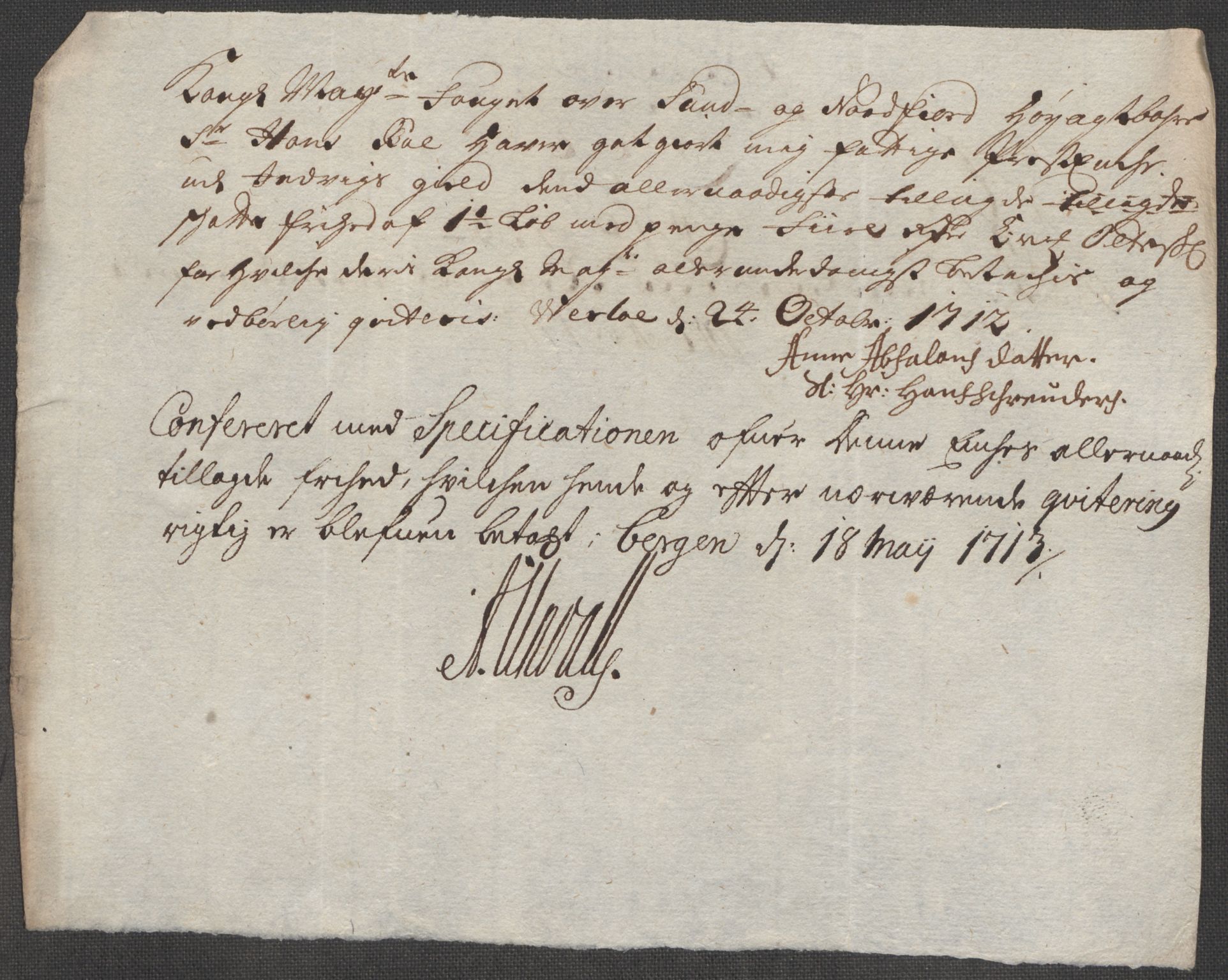 Rentekammeret inntil 1814, Reviderte regnskaper, Fogderegnskap, AV/RA-EA-4092/R53/L3435: Fogderegnskap Sunn- og Nordfjord, 1712, p. 268