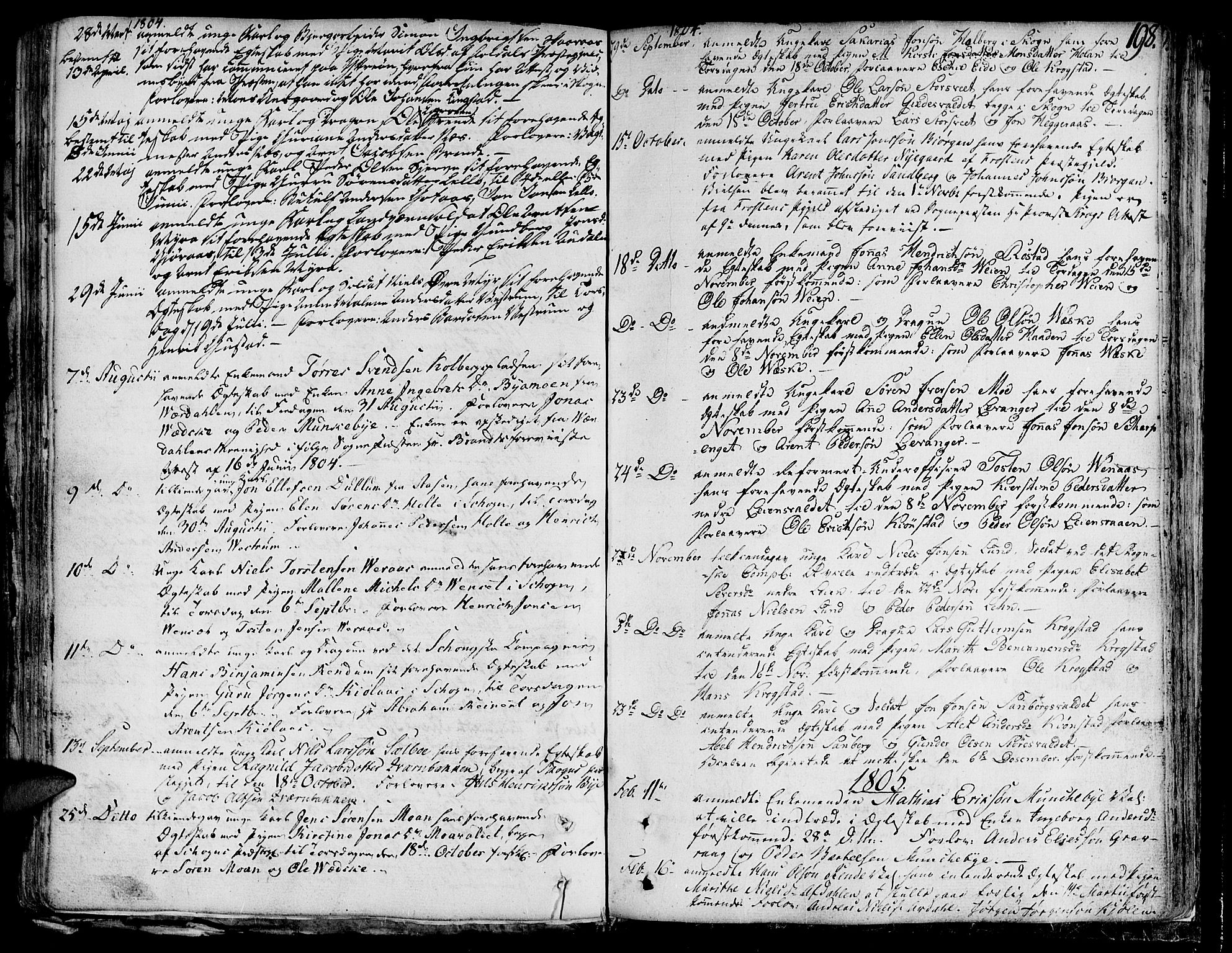 Ministerialprotokoller, klokkerbøker og fødselsregistre - Nord-Trøndelag, AV/SAT-A-1458/717/L0142: Parish register (official) no. 717A02 /1, 1783-1809, p. 198