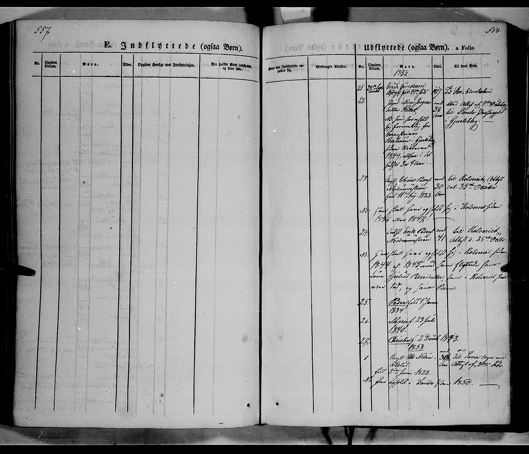 Ringebu prestekontor, SAH/PREST-082/H/Ha/Haa/L0006: Parish register (official) no. 6, 1848-1859, p. 557-558