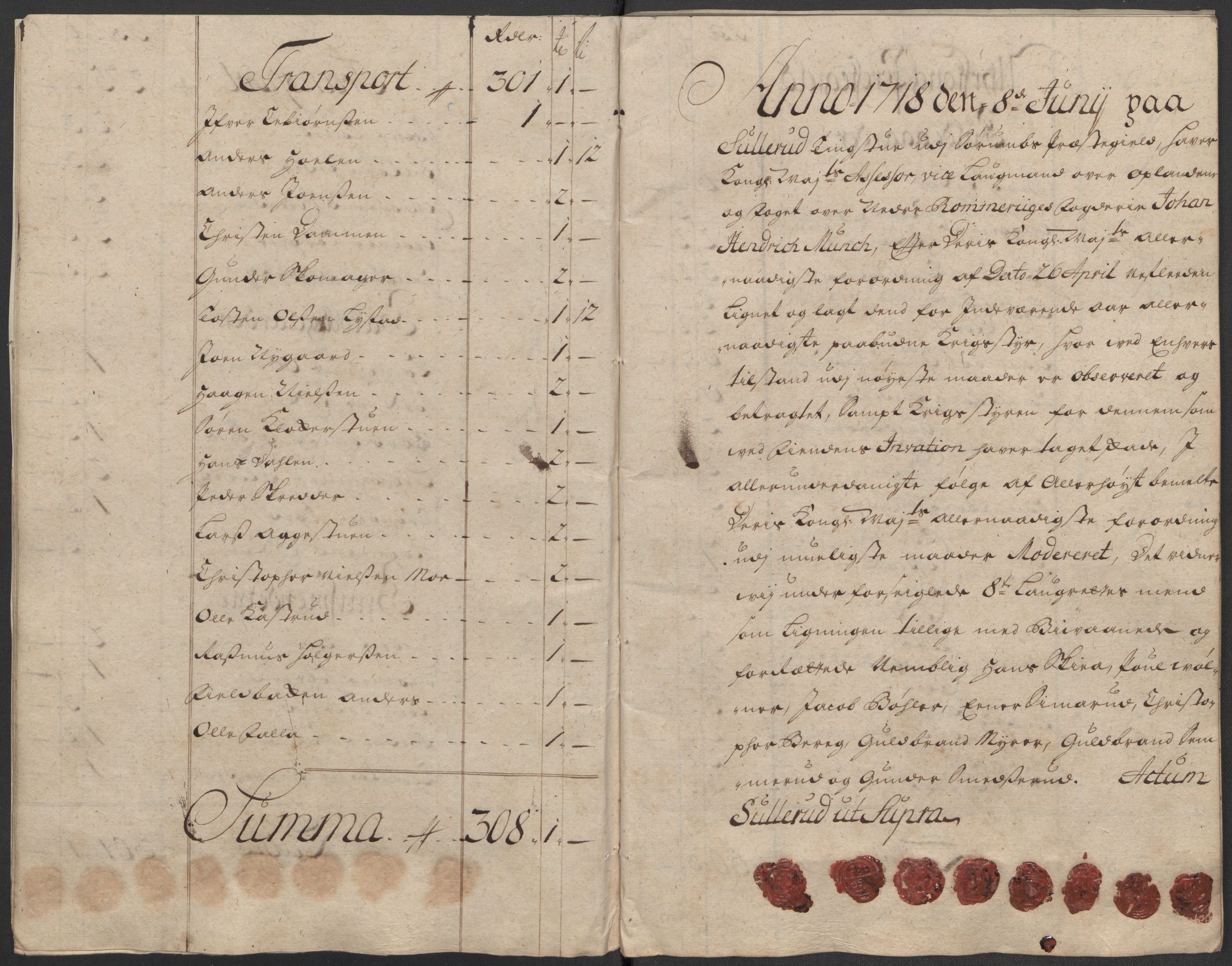 Rentekammeret inntil 1814, Reviderte regnskaper, Fogderegnskap, AV/RA-EA-4092/R11/L0600: Fogderegnskap Nedre Romerike, 1718, p. 126