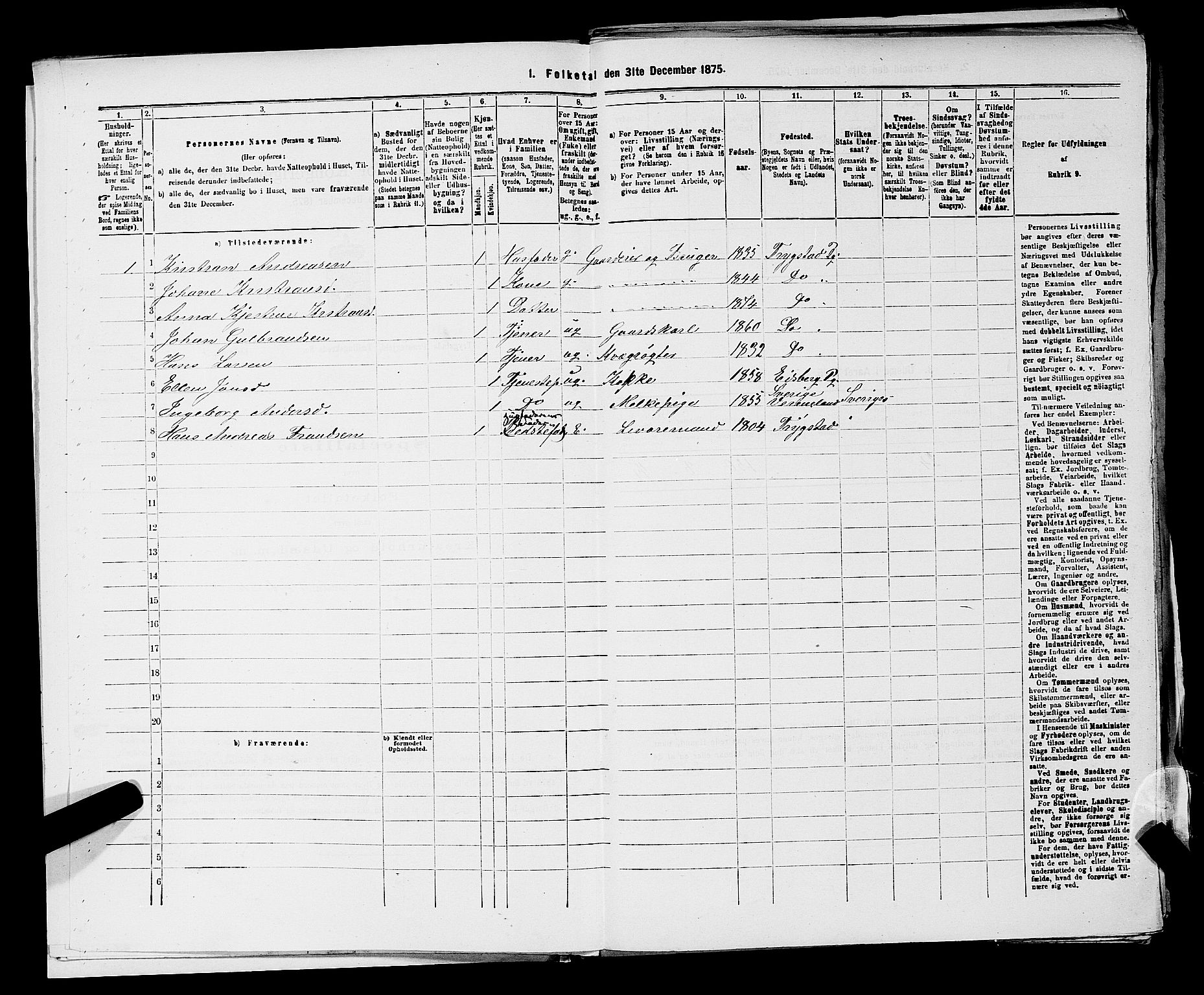 RA, 1875 census for 0122P Trøgstad, 1875, p. 748