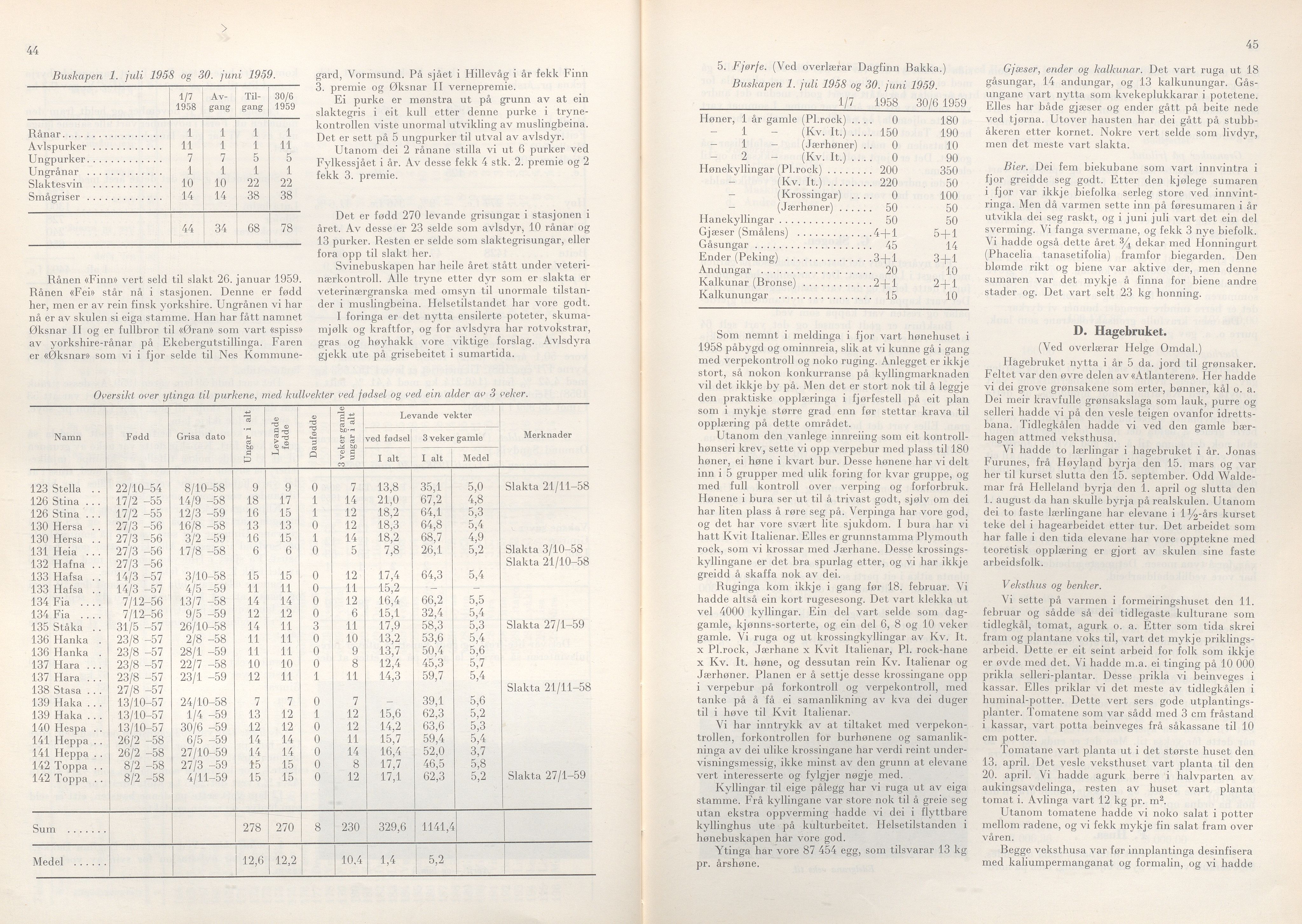 Rogaland fylkeskommune - Fylkesrådmannen , IKAR/A-900/A/Aa/Aaa/L0079: Møtebok , 1960, p. 44-45