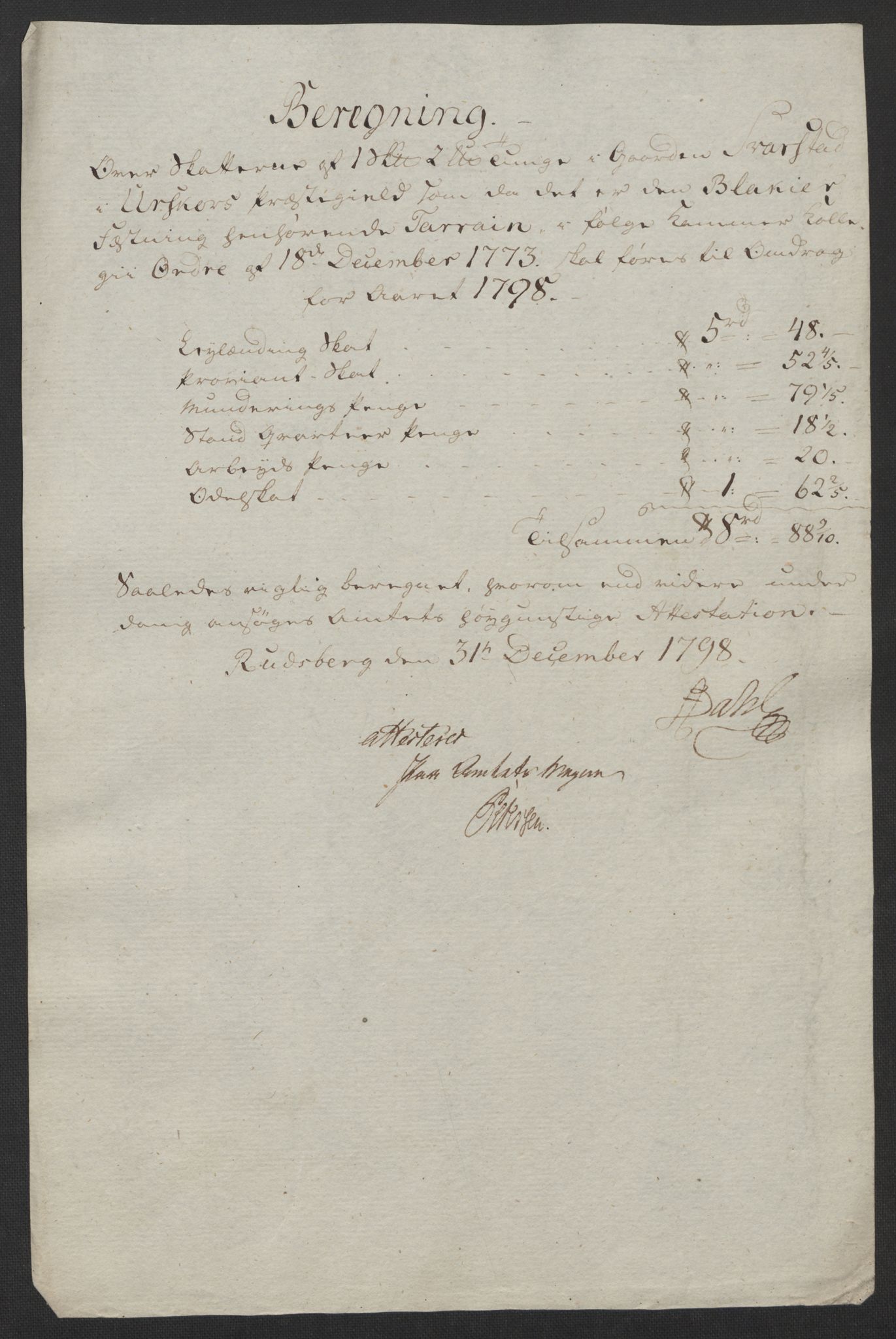 Rentekammeret inntil 1814, Reviderte regnskaper, Fogderegnskap, AV/RA-EA-4092/R11/L0674: Fogderegnskap Nedre Romerike, 1798, p. 298