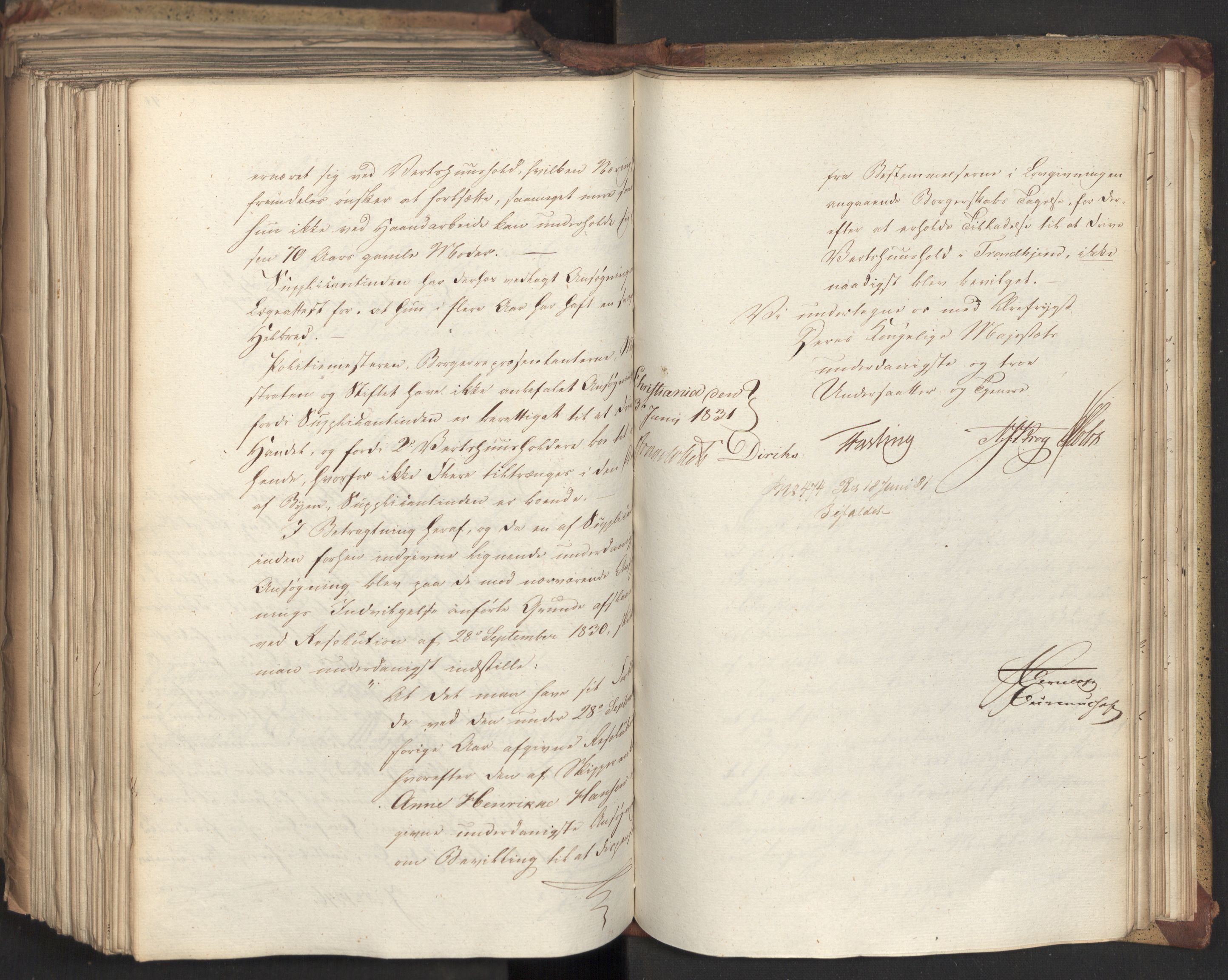 Statsrådsavdelingen i Stockholm, AV/RA-S-1003/D/Da/L0071: Regjeringsinnstillinger nr. 1222-1364, 1831, p. 499