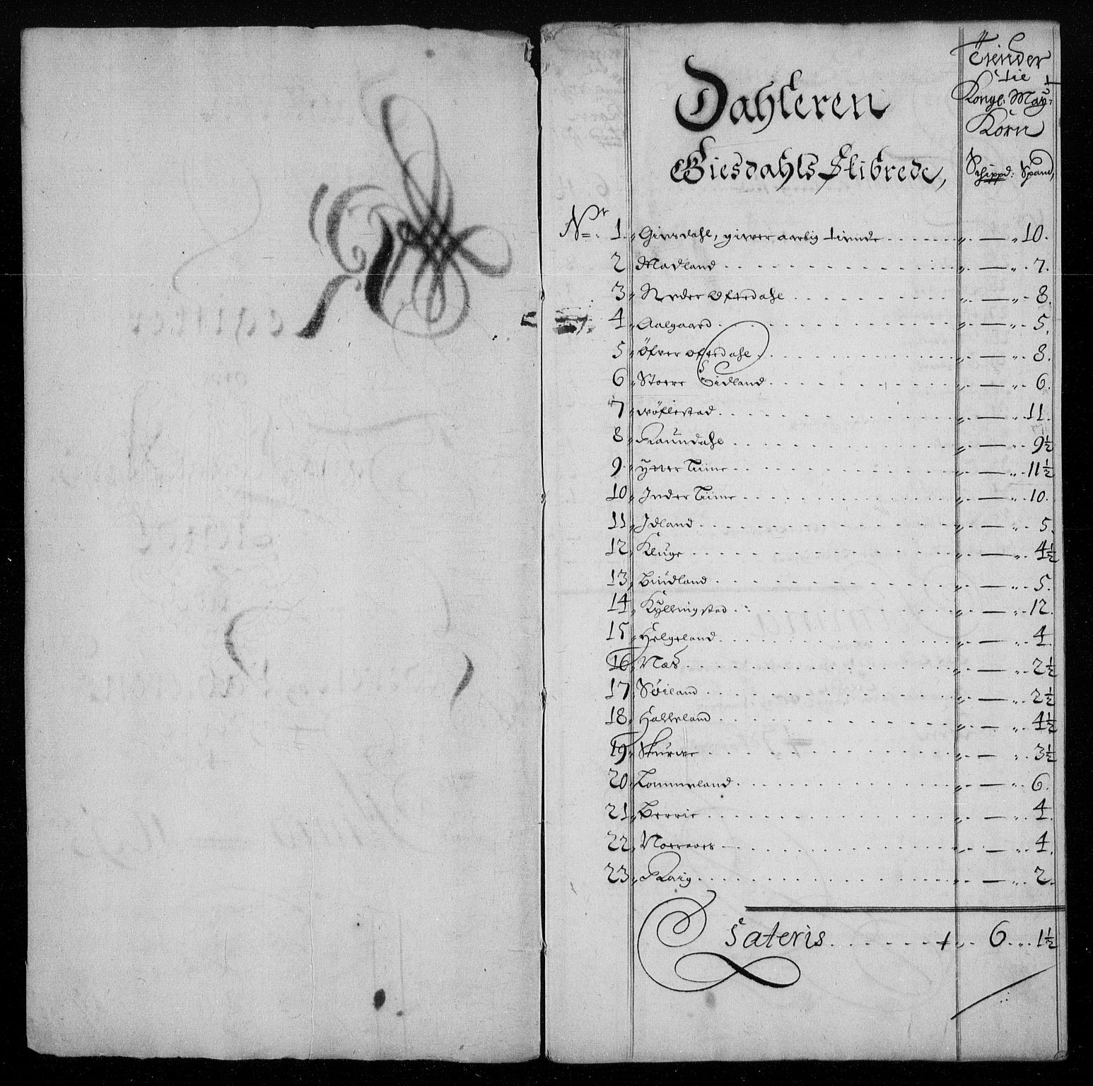 Rentekammeret inntil 1814, Reviderte regnskaper, Fogderegnskap, AV/RA-EA-4092/R46/L2728: Fogderegnskap Jæren og Dalane, 1694-1696, p. 229