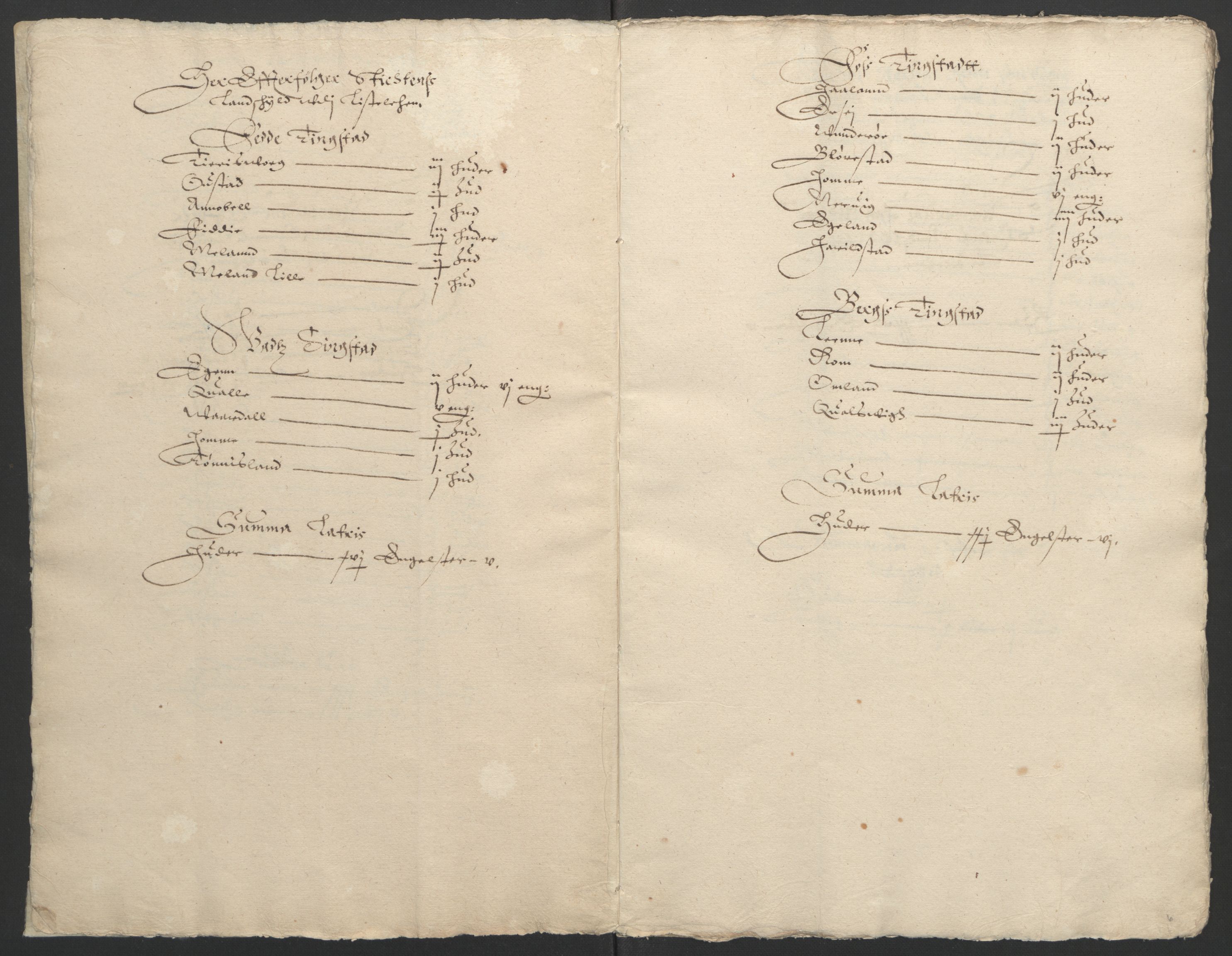 Stattholderembetet 1572-1771, AV/RA-EA-2870/Ek/L0002/0002: Jordebøker til utlikning av garnisonsskatt 1624-1626: / Jordebøker for Agdesiden len, 1624-1625, p. 65