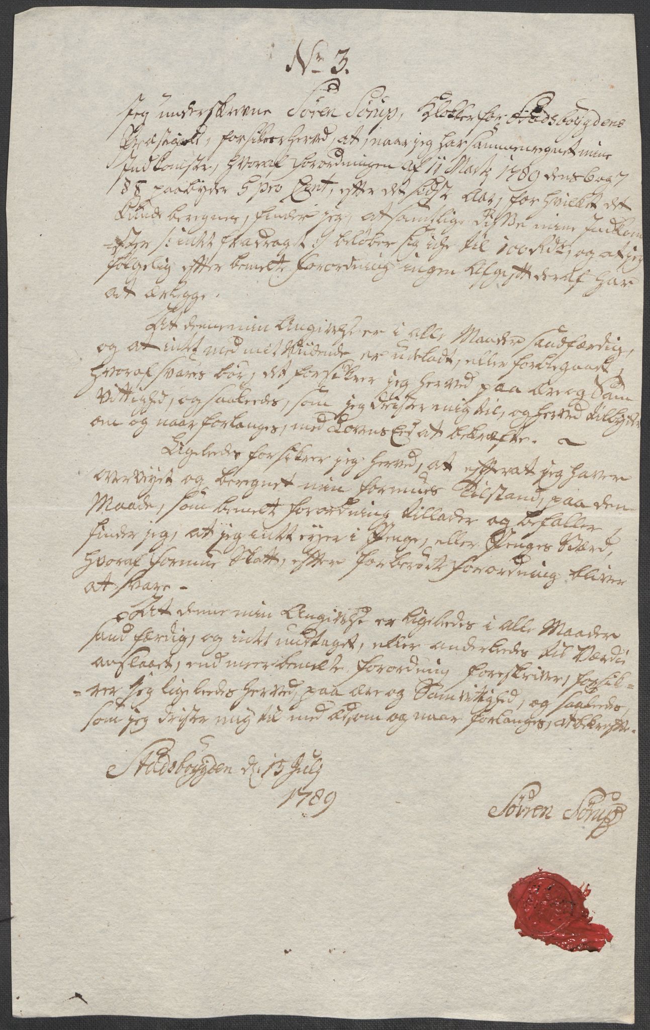 Rentekammeret inntil 1814, Reviderte regnskaper, Mindre regnskaper, AV/RA-EA-4068/Rf/Rfe/L0010: Fosen fogderi, Gudbrandsdalen fogderi, 1789, p. 98