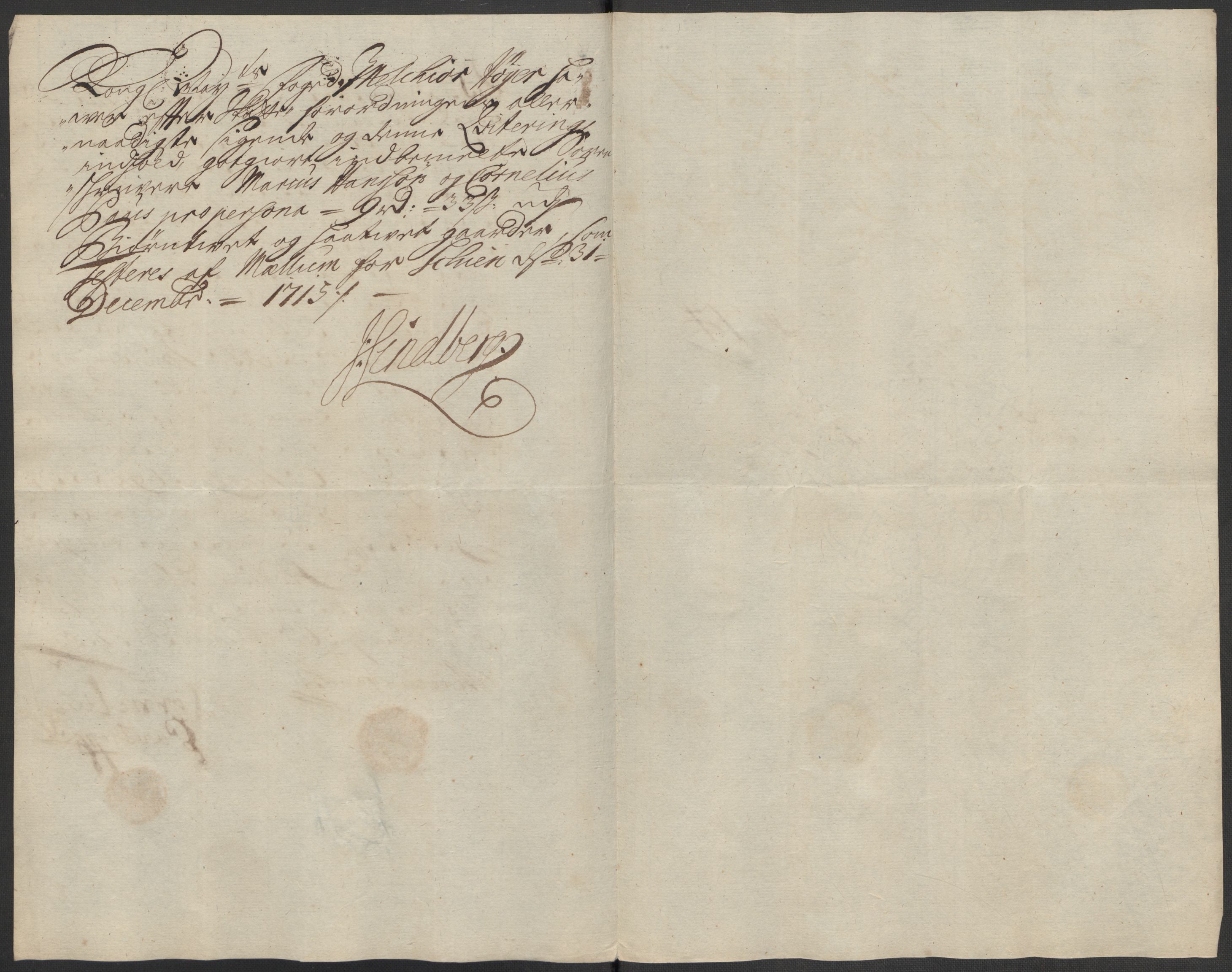 Rentekammeret inntil 1814, Reviderte regnskaper, Fogderegnskap, AV/RA-EA-4092/R36/L2127: Fogderegnskap Øvre og Nedre Telemark og Bamble, 1715, p. 269