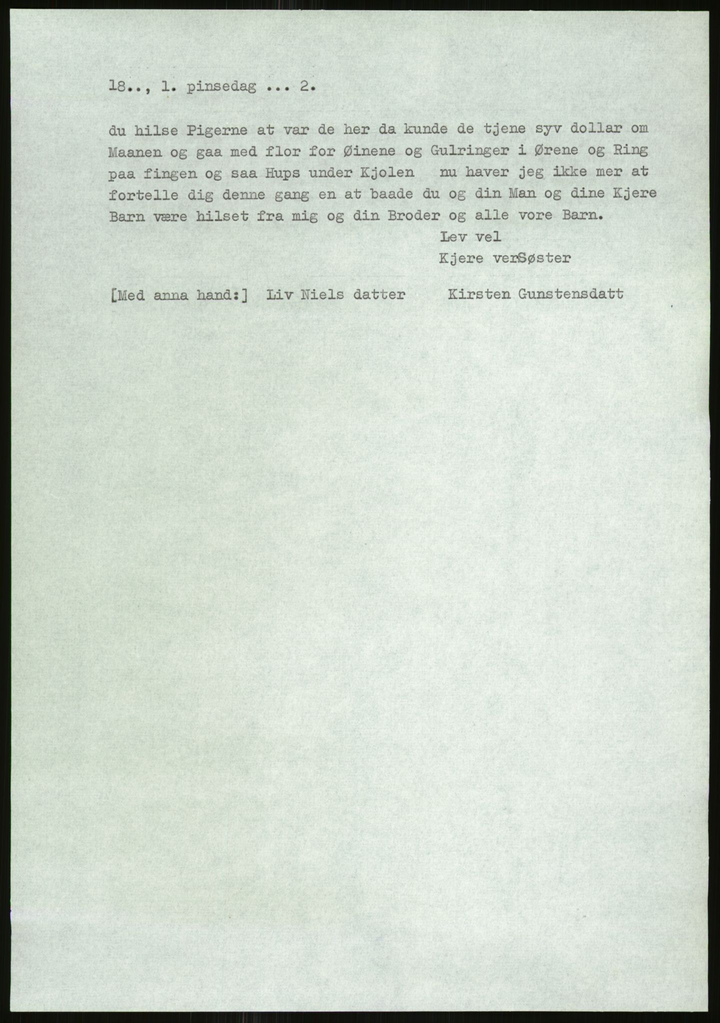 Samlinger til kildeutgivelse, Amerikabrevene, RA/EA-4057/F/L0026: Innlån fra Aust-Agder: Aust-Agder-Arkivet - Erickson, 1838-1914, p. 459