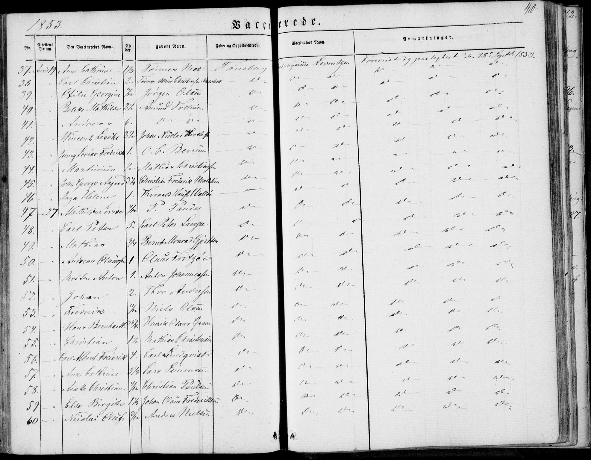 Tønsberg kirkebøker, AV/SAKO-A-330/F/Fa/L0007: Parish register (official) no. I 7, 1845-1854, p. 410