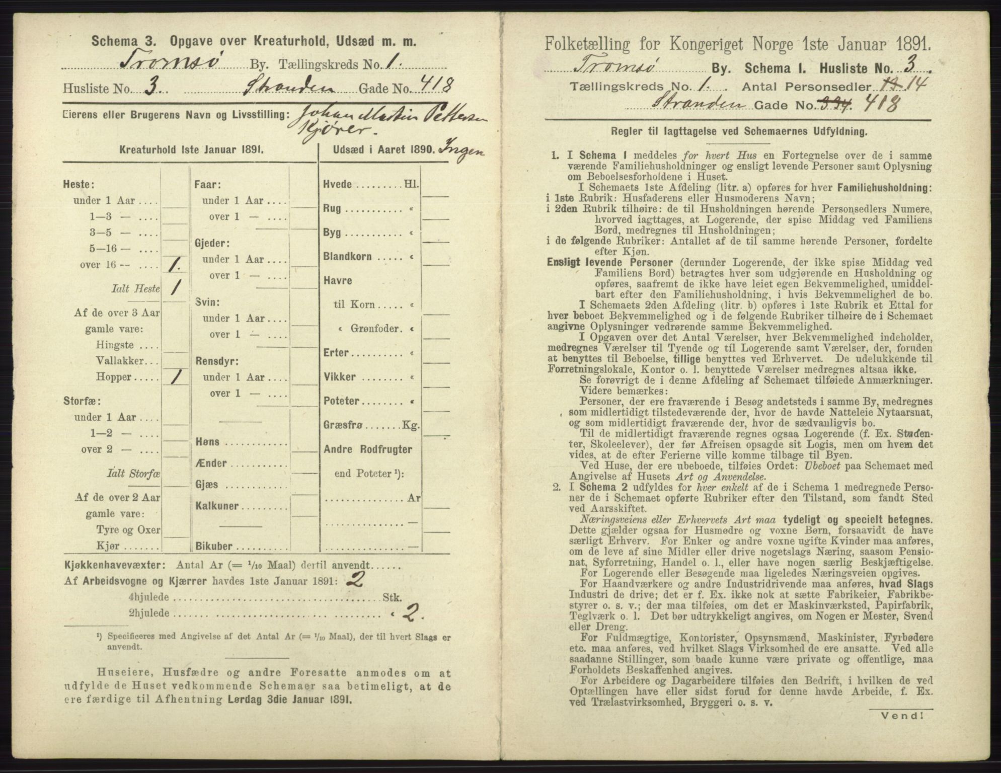 RA, 1891 census for 1902 Tromsø, 1891, p. 28