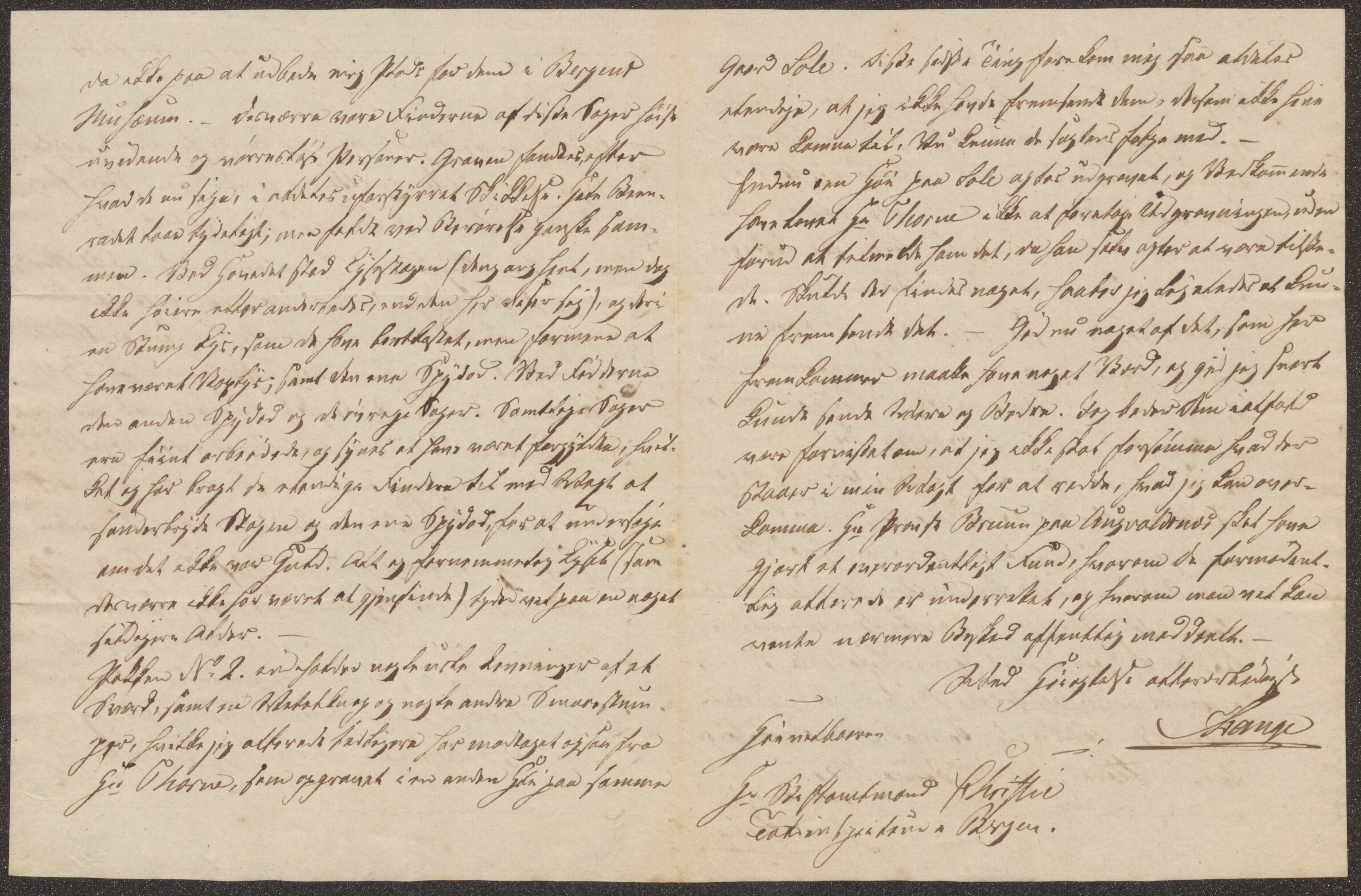 Bergens Museum, UMB/A007/D/Da/L0007/0001: Brevsamling 1834 - 1835 / Brevsamling 1834, 1834