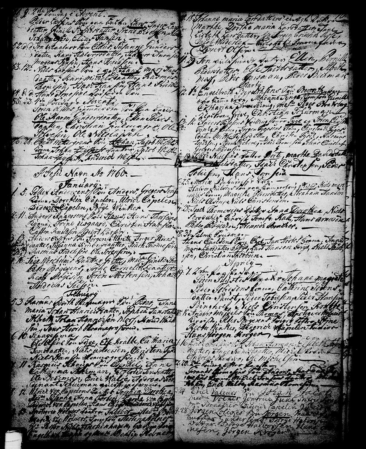 Skien kirkebøker, SAKO/A-302/G/Ga/L0001: Parish register (copy) no. 1, 1756-1791, p. 70