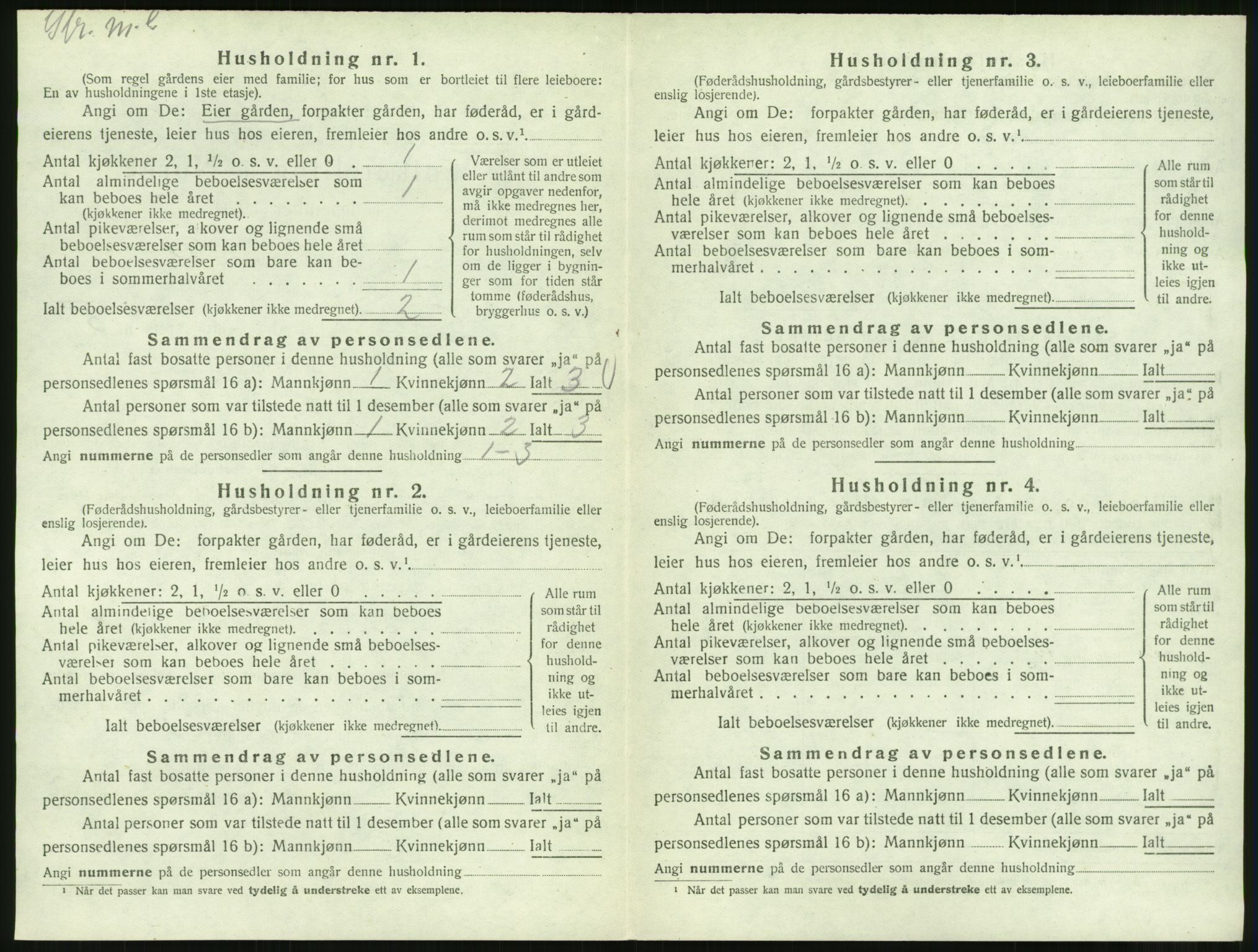 SAT, 1920 census for Øre, 1920, p. 590