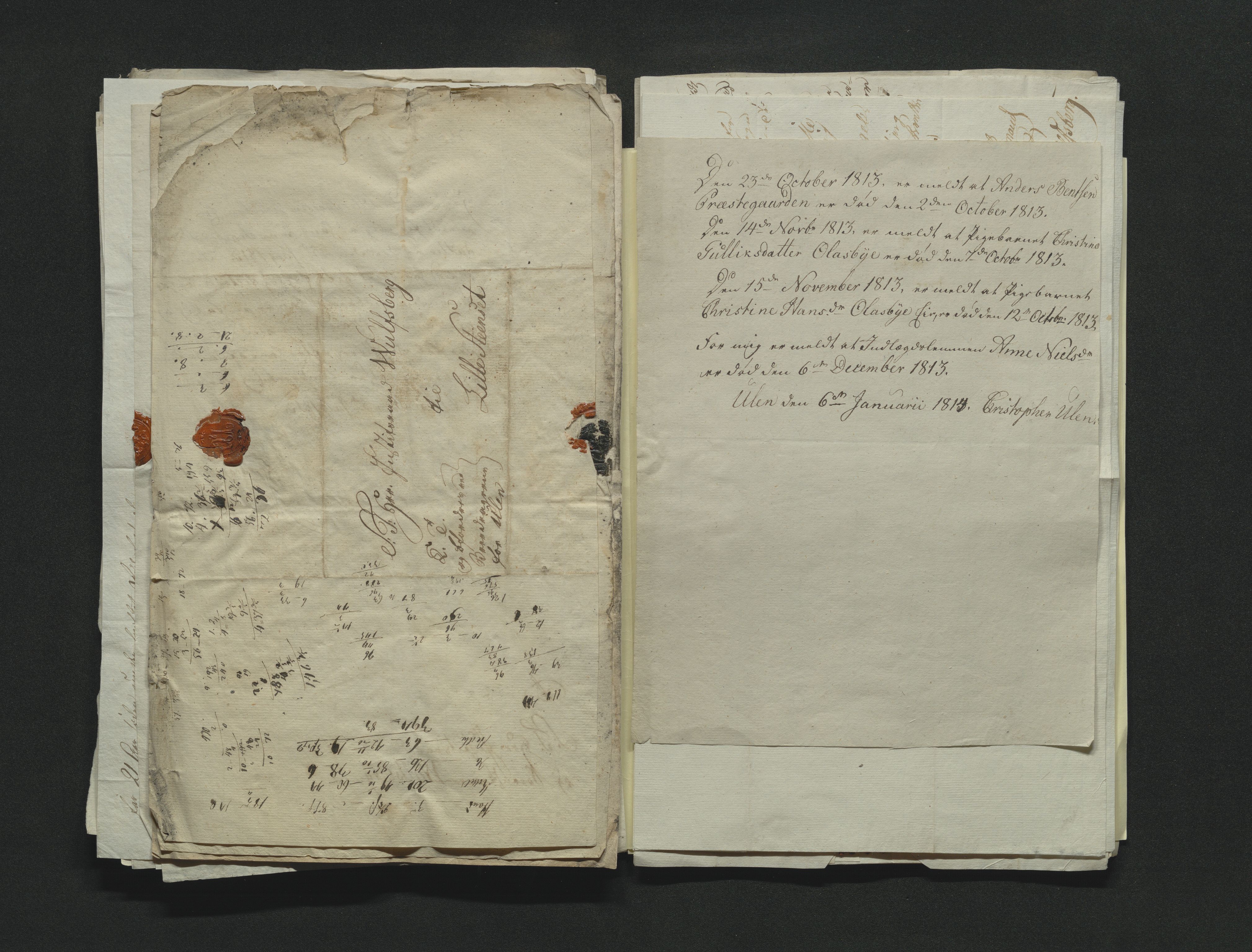 Eiker, Modum og Sigdal sorenskriveri, AV/SAKO-A-123/H/Ha/Hab/L0001: Dødsfallsmeldinger, 1812-1822, p. 94