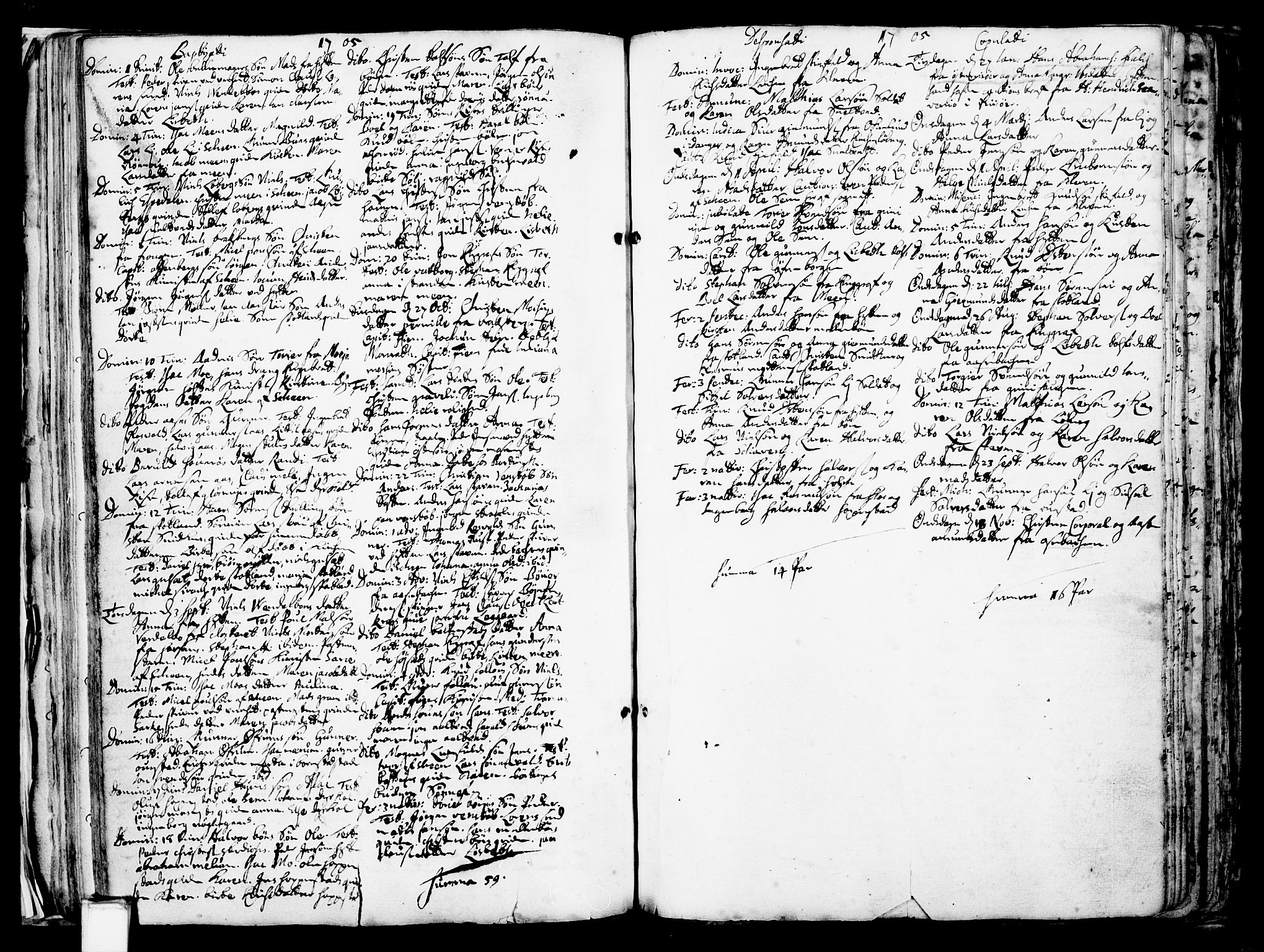 Gjerpen kirkebøker, SAKO/A-265/F/Fa/L0001: Parish register (official) no. I 1, 1681-1746