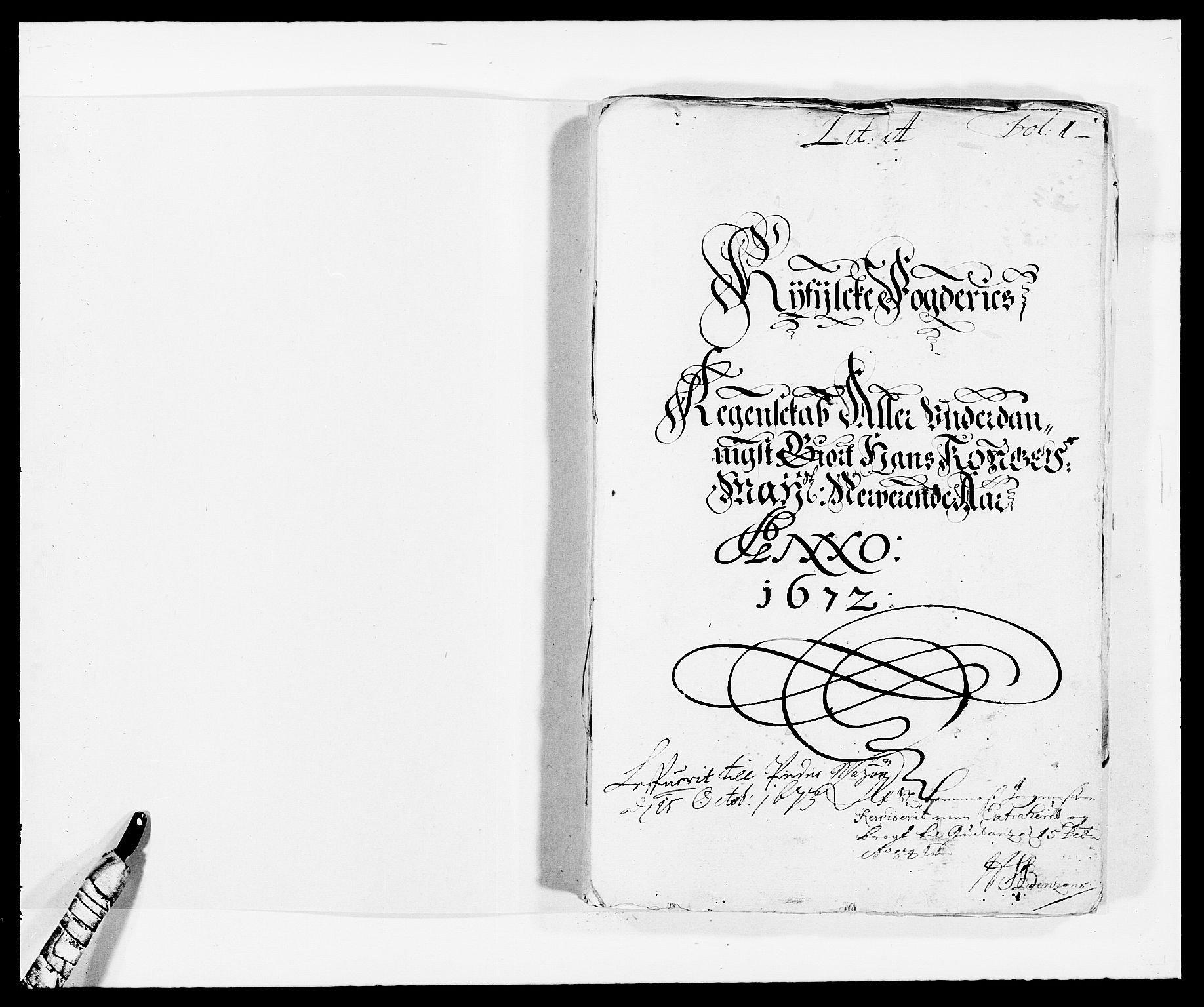 Rentekammeret inntil 1814, Reviderte regnskaper, Fogderegnskap, RA/EA-4092/R47/L2844: Fogderegnskap Ryfylke, 1672-1673, p. 2