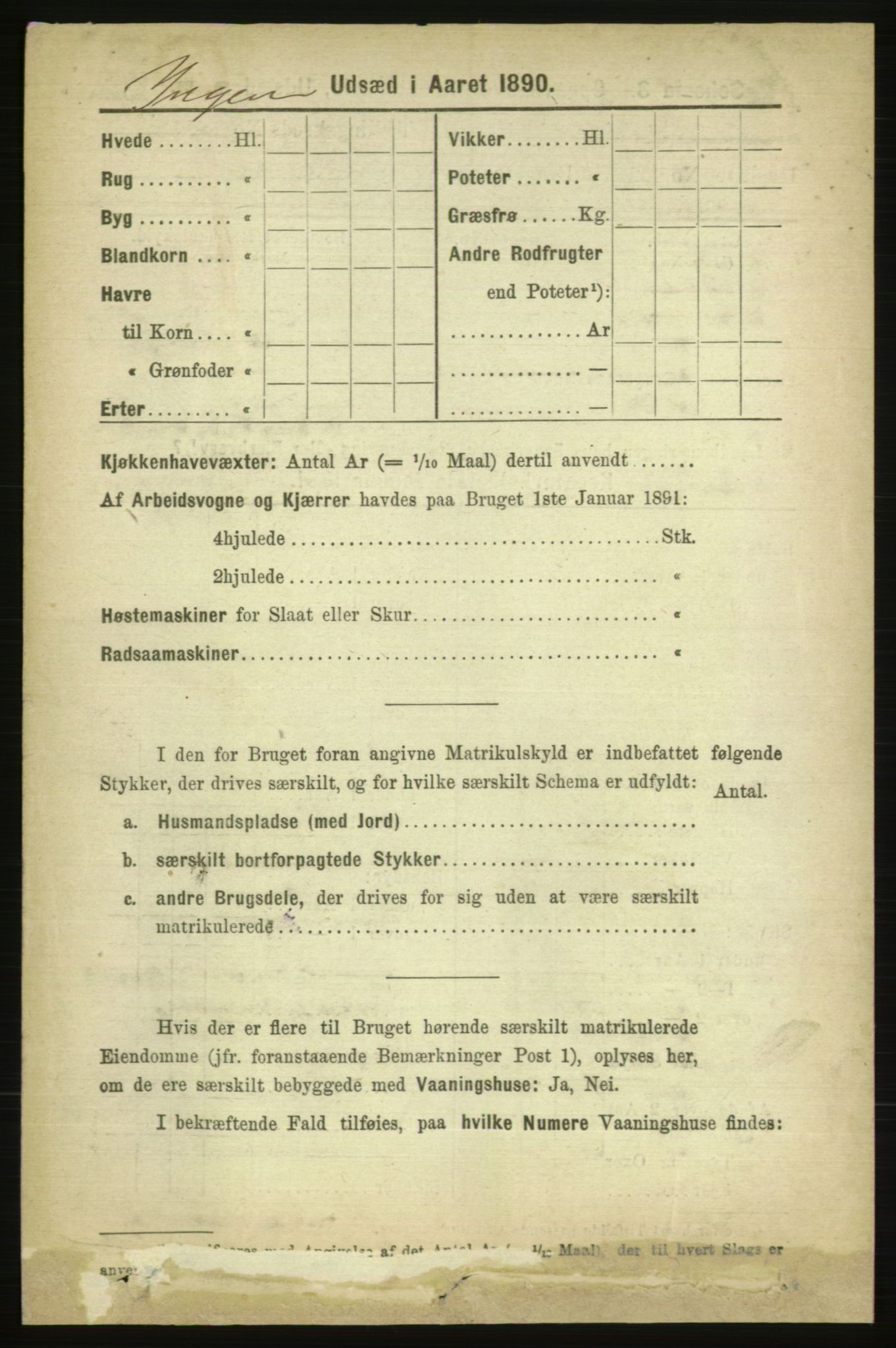 RA, 1891 census for 1543 Nesset, 1891, p. 2546