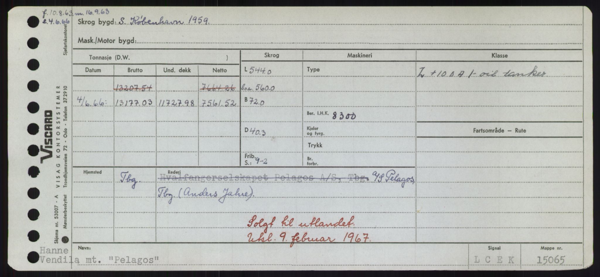 Sjøfartsdirektoratet med forløpere, Skipsmålingen, RA/S-1627/H/Hd/L0029: Fartøy, P, p. 141