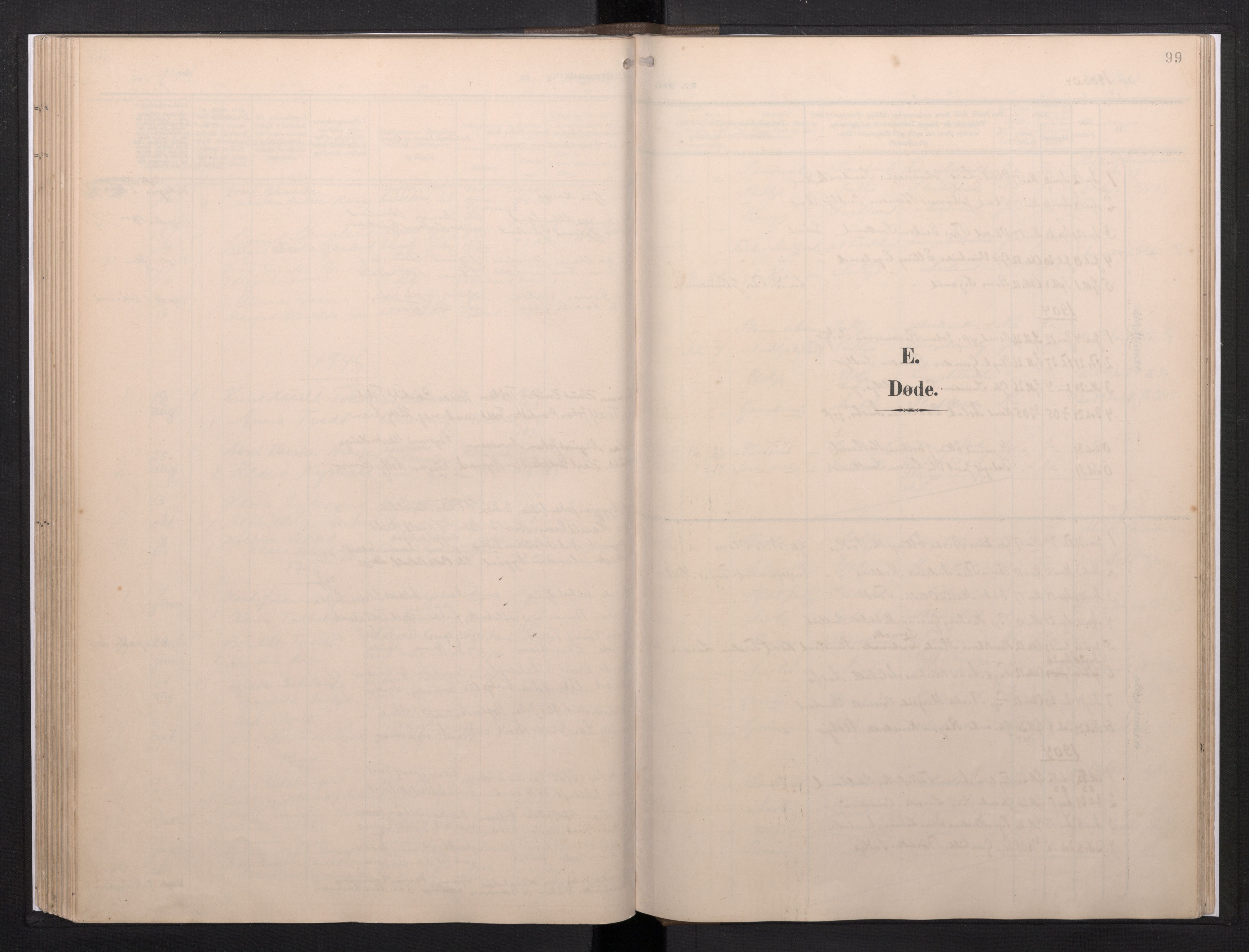 Fjelberg sokneprestembete, SAB/A-75201/H/Haa: Parish register (official) no. E 1, 1903-1948, p. 99