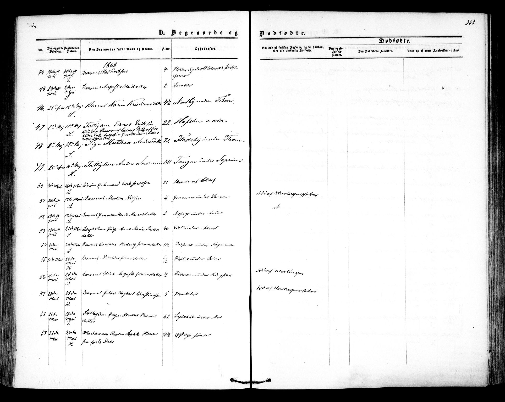 Høland prestekontor Kirkebøker, AV/SAO-A-10346a/F/Fa/L0011: Parish register (official) no. I 11, 1862-1869, p. 363