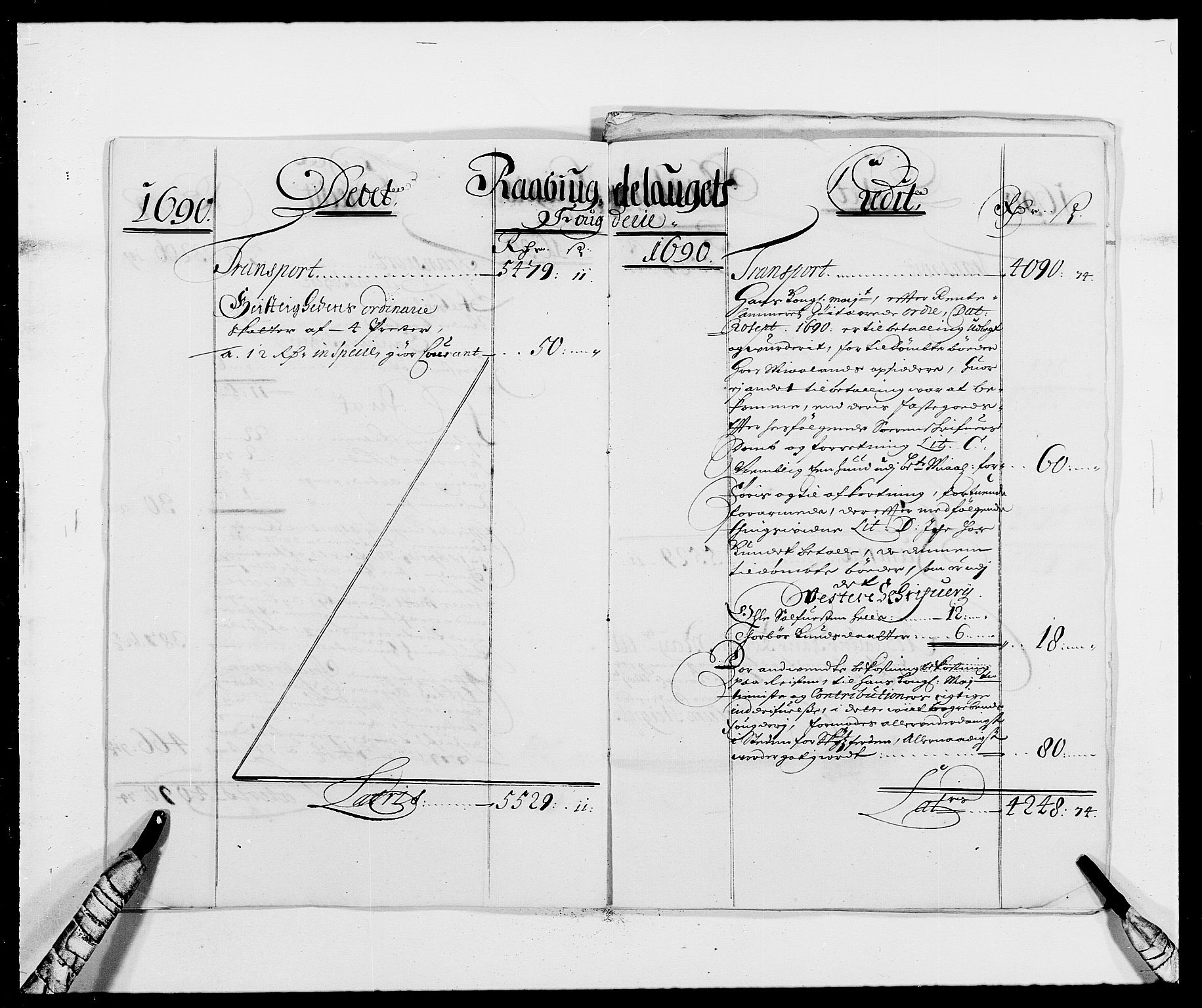 Rentekammeret inntil 1814, Reviderte regnskaper, Fogderegnskap, AV/RA-EA-4092/R40/L2442: Fogderegnskap Råbyggelag, 1689-1690, p. 140