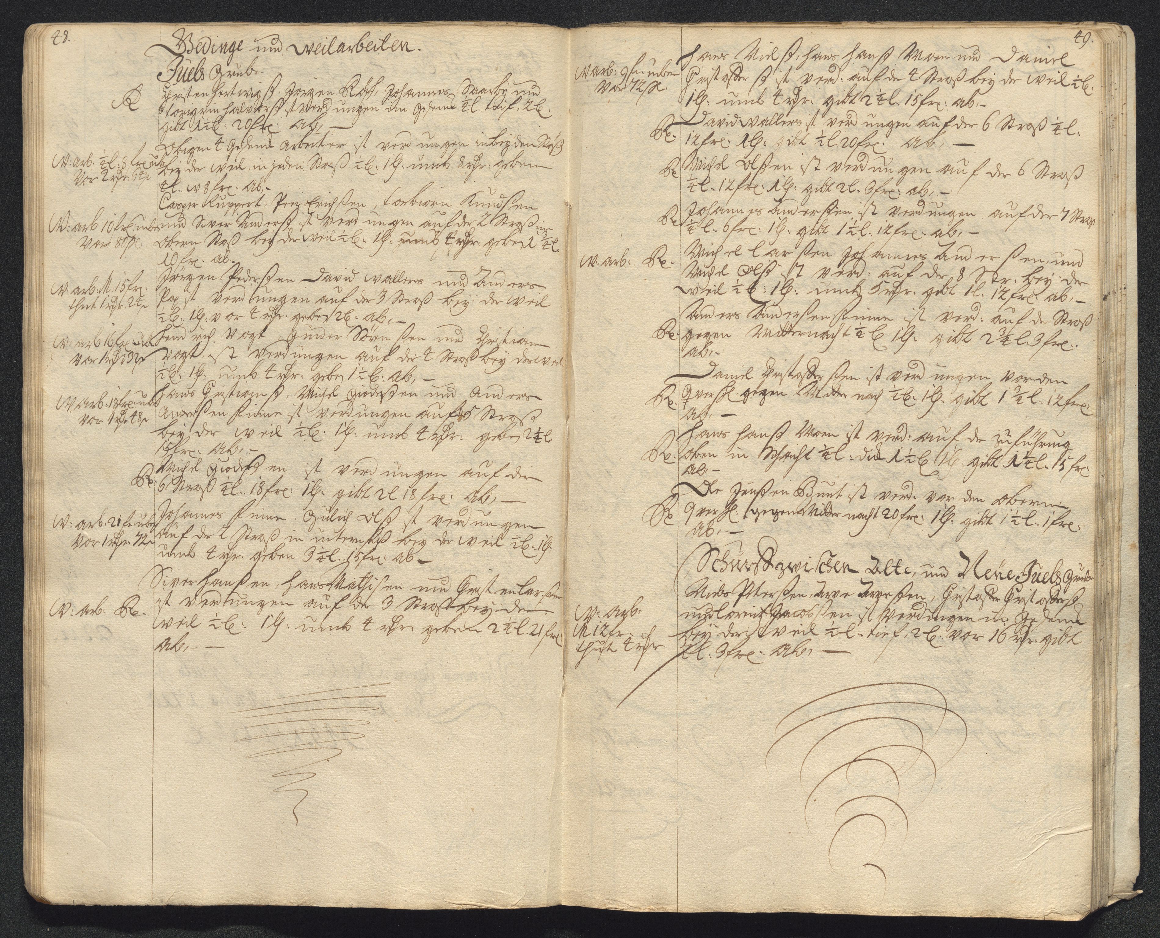 Kongsberg Sølvverk 1623-1816, AV/SAKO-EA-3135/001/D/Dc/Dcd/L0099: Utgiftsregnskap for gruver m.m., 1710, p. 457