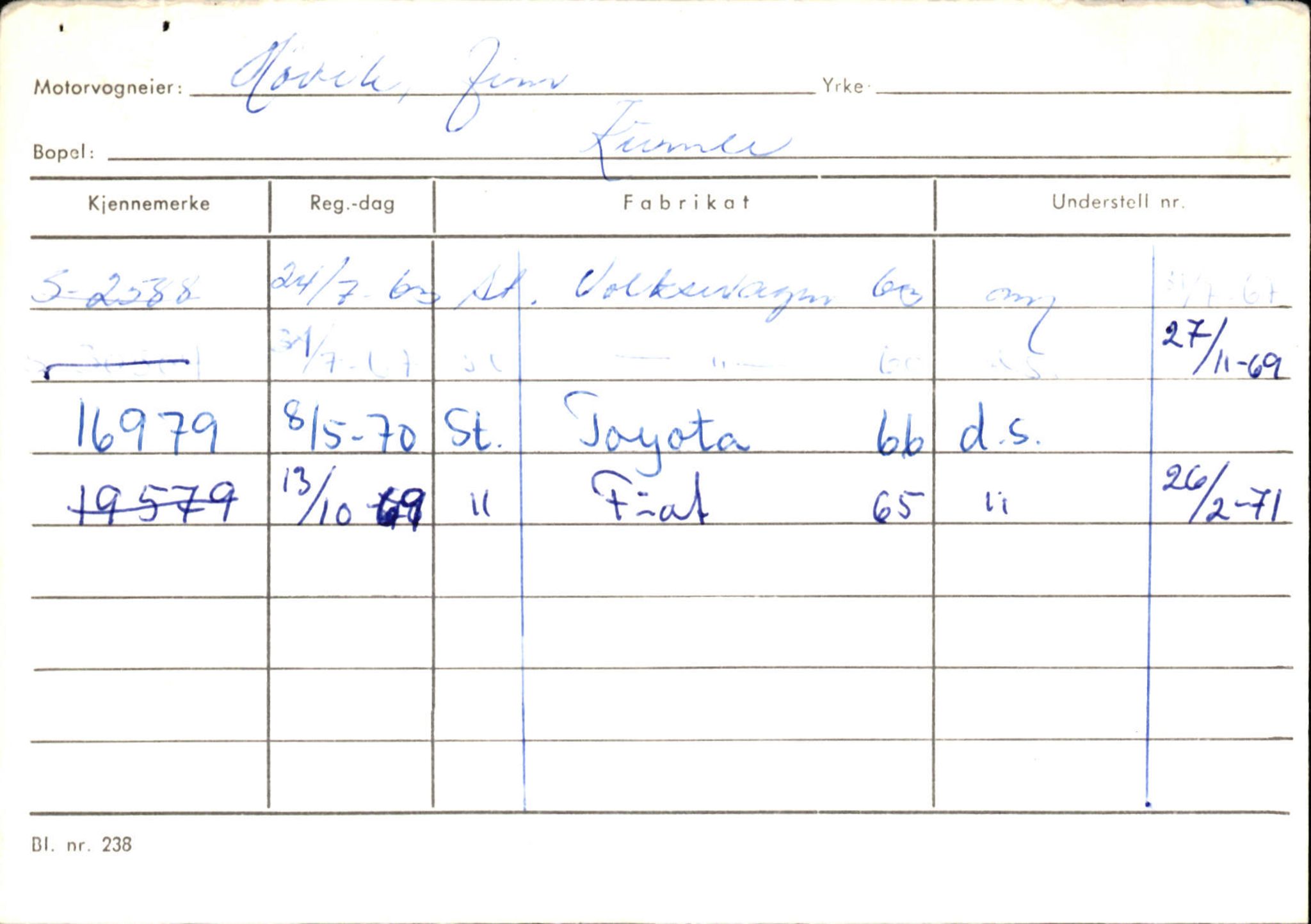 Statens vegvesen, Sogn og Fjordane vegkontor, SAB/A-5301/4/F/L0132: Eigarregister Askvoll A-Å. Balestrand A-Å, 1945-1975, p. 618