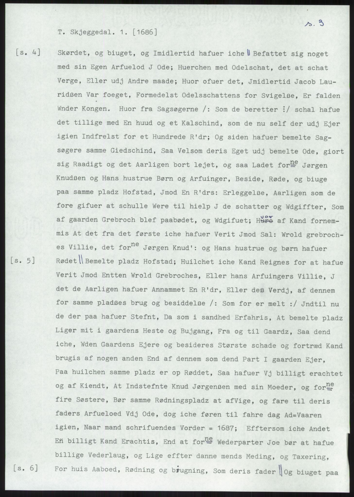 Samlinger til kildeutgivelse, Diplomavskriftsamlingen, AV/RA-EA-4053/H/Ha, p. 2116