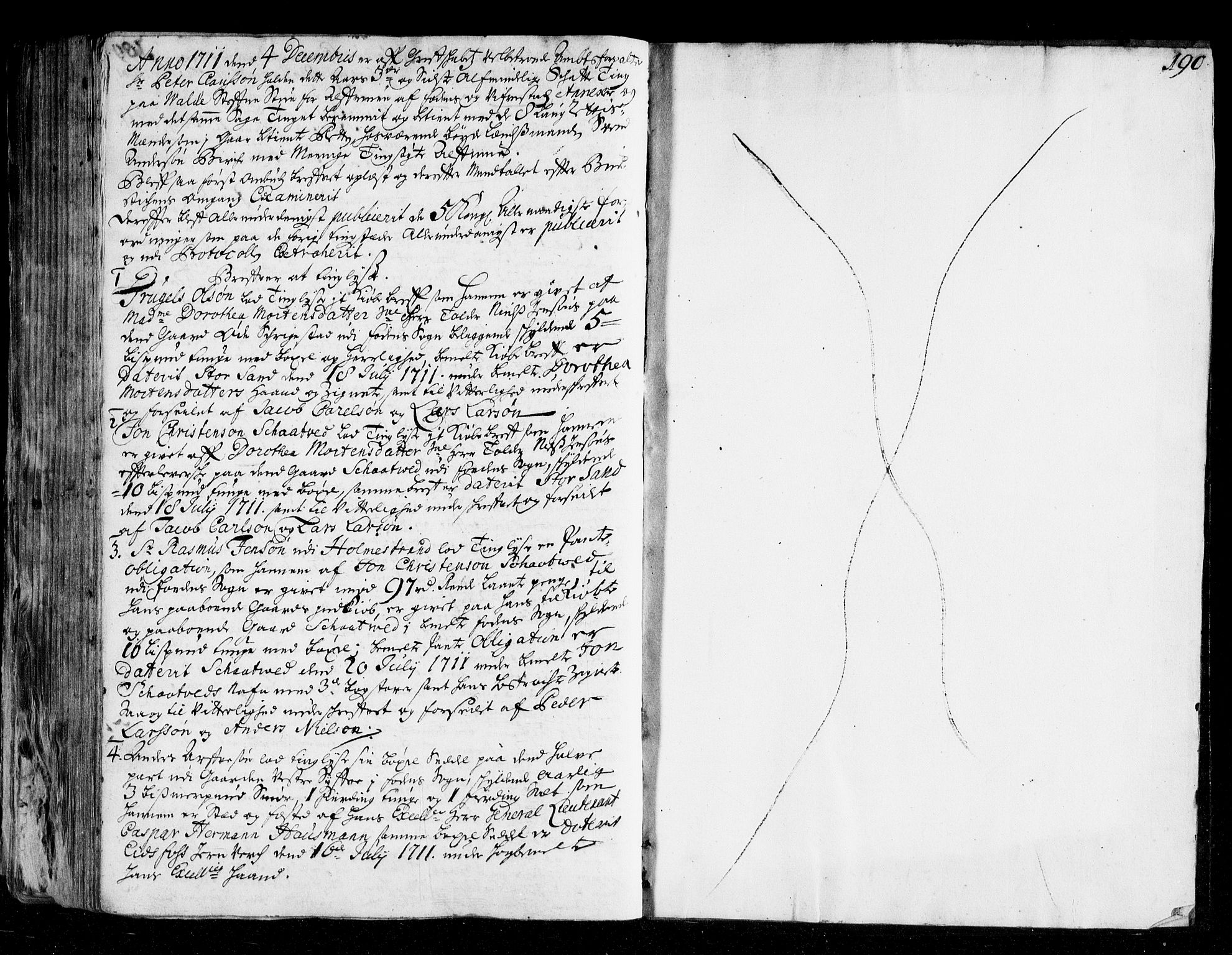 Søndre Jarlsberg sorenskriveri, SAKO/A-129/F/Fa/L0007: Tingbok, 1709-1711, p. 190