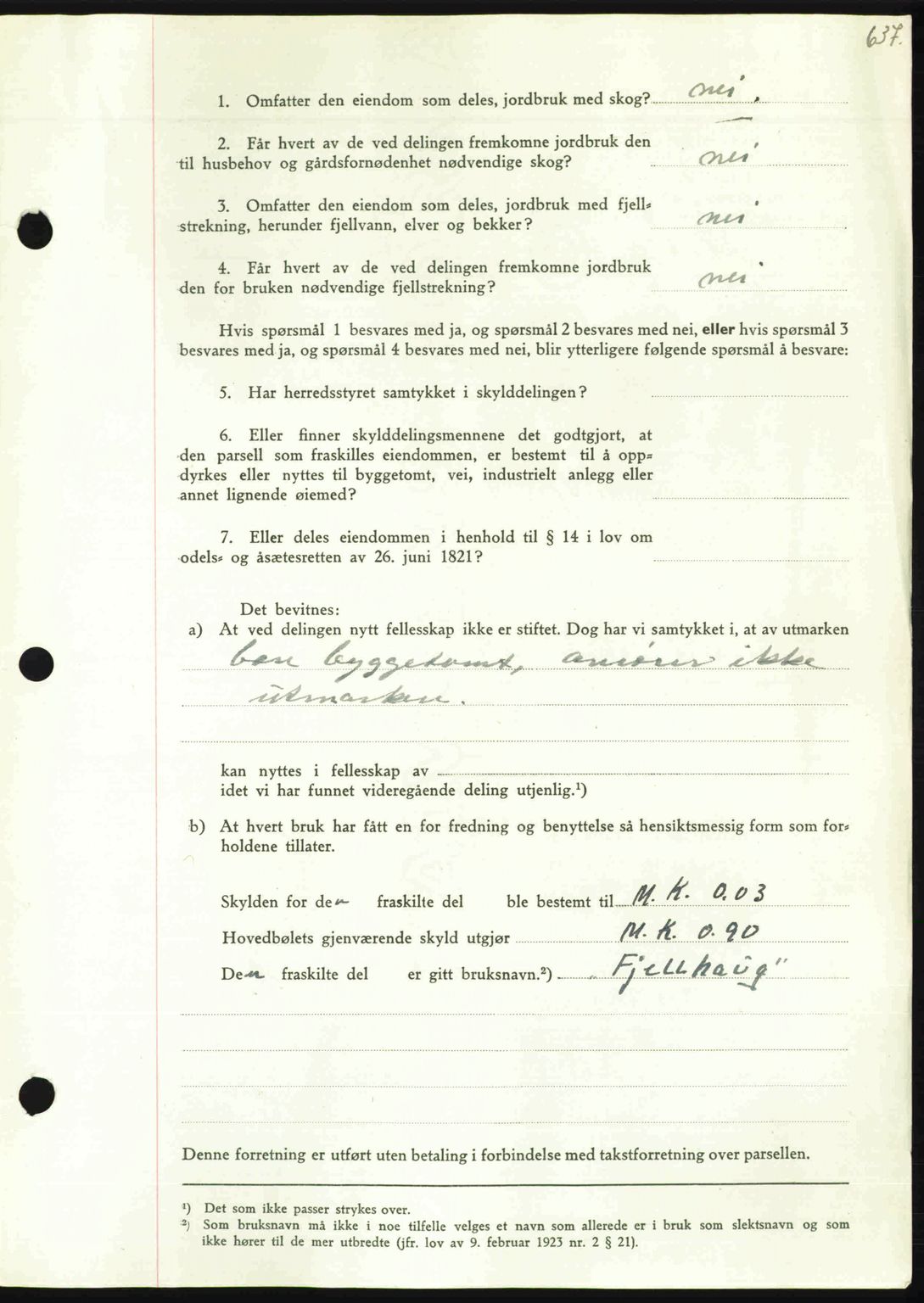 Nordmøre sorenskriveri, AV/SAT-A-4132/1/2/2Ca: Mortgage book no. A102, 1946-1946, Diary no: : 1846/1946