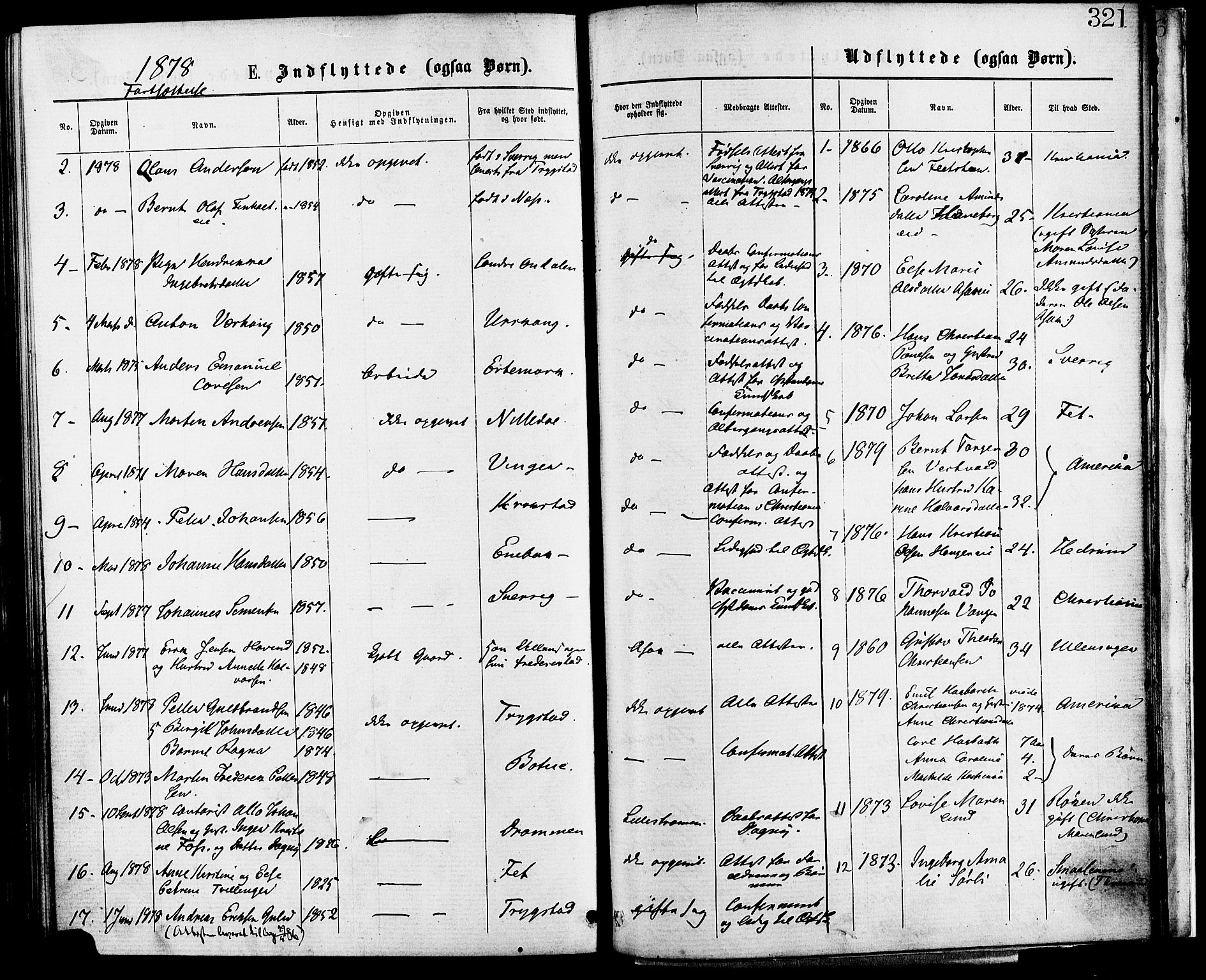 Skedsmo prestekontor Kirkebøker, SAO/A-10033a/F/Fa/L0012: Parish register (official) no. I 12, 1876-1883, p. 321
