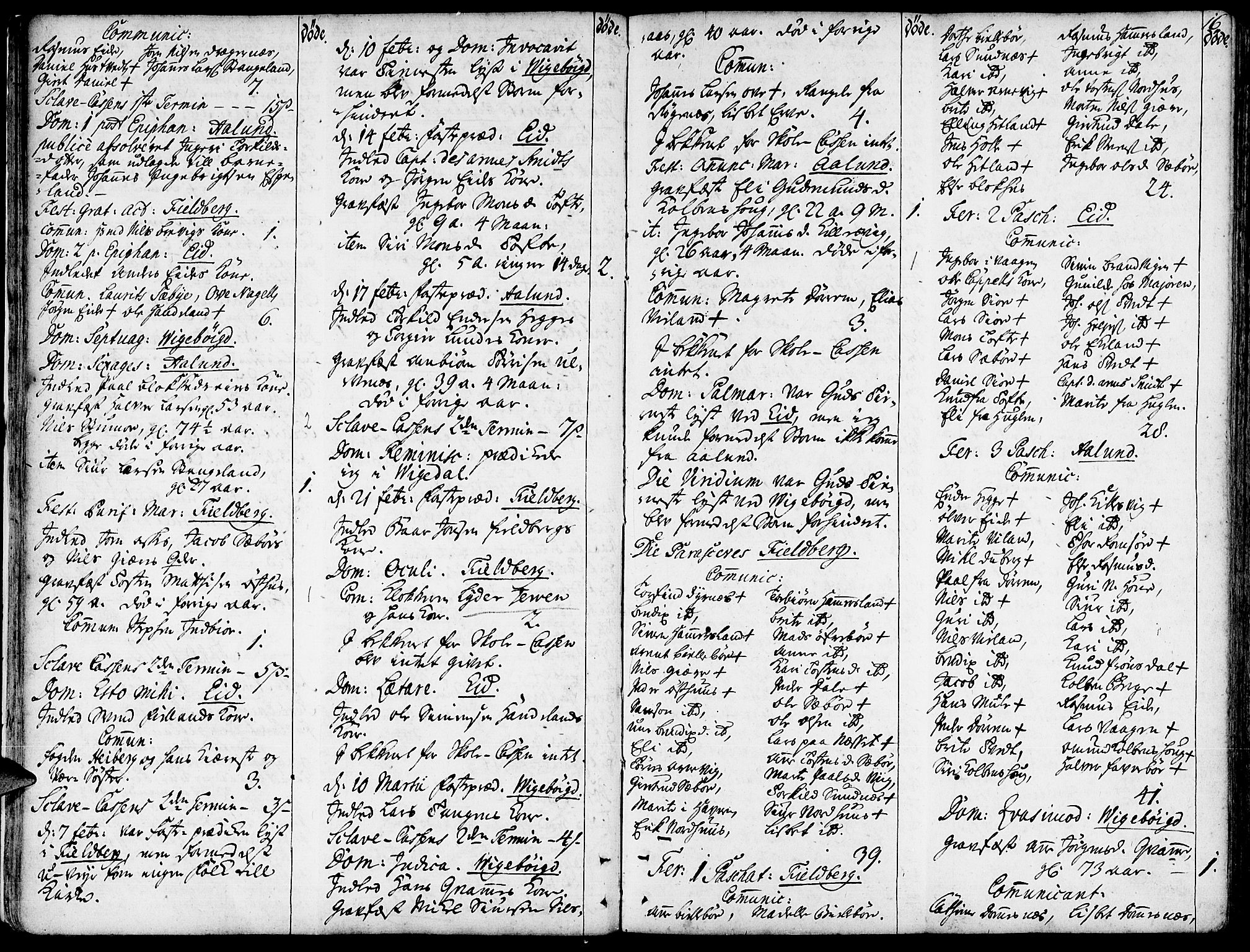 Fjelberg sokneprestembete, SAB/A-75201/H/Haa: Parish register (official) no. A 1, 1739-1759, p. 16