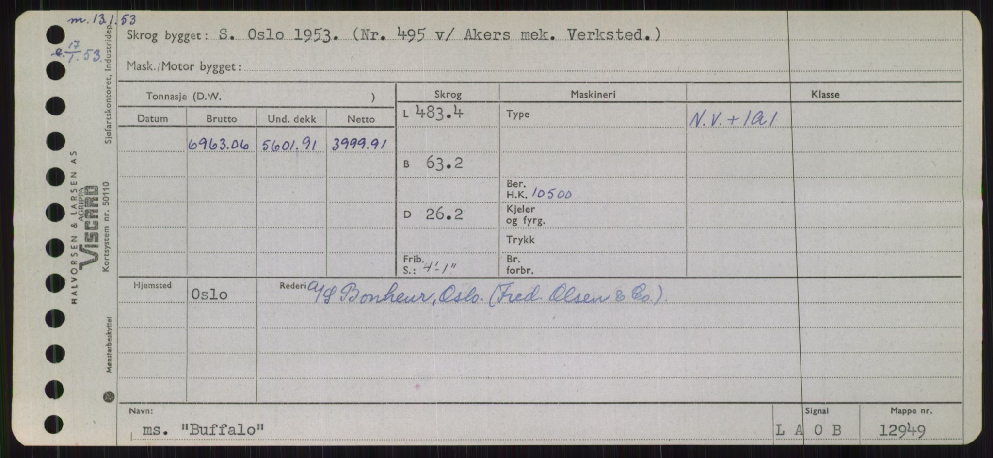 Sjøfartsdirektoratet med forløpere, Skipsmålingen, AV/RA-S-1627/H/Hb/L0001: Fartøy, A-D, p. 403