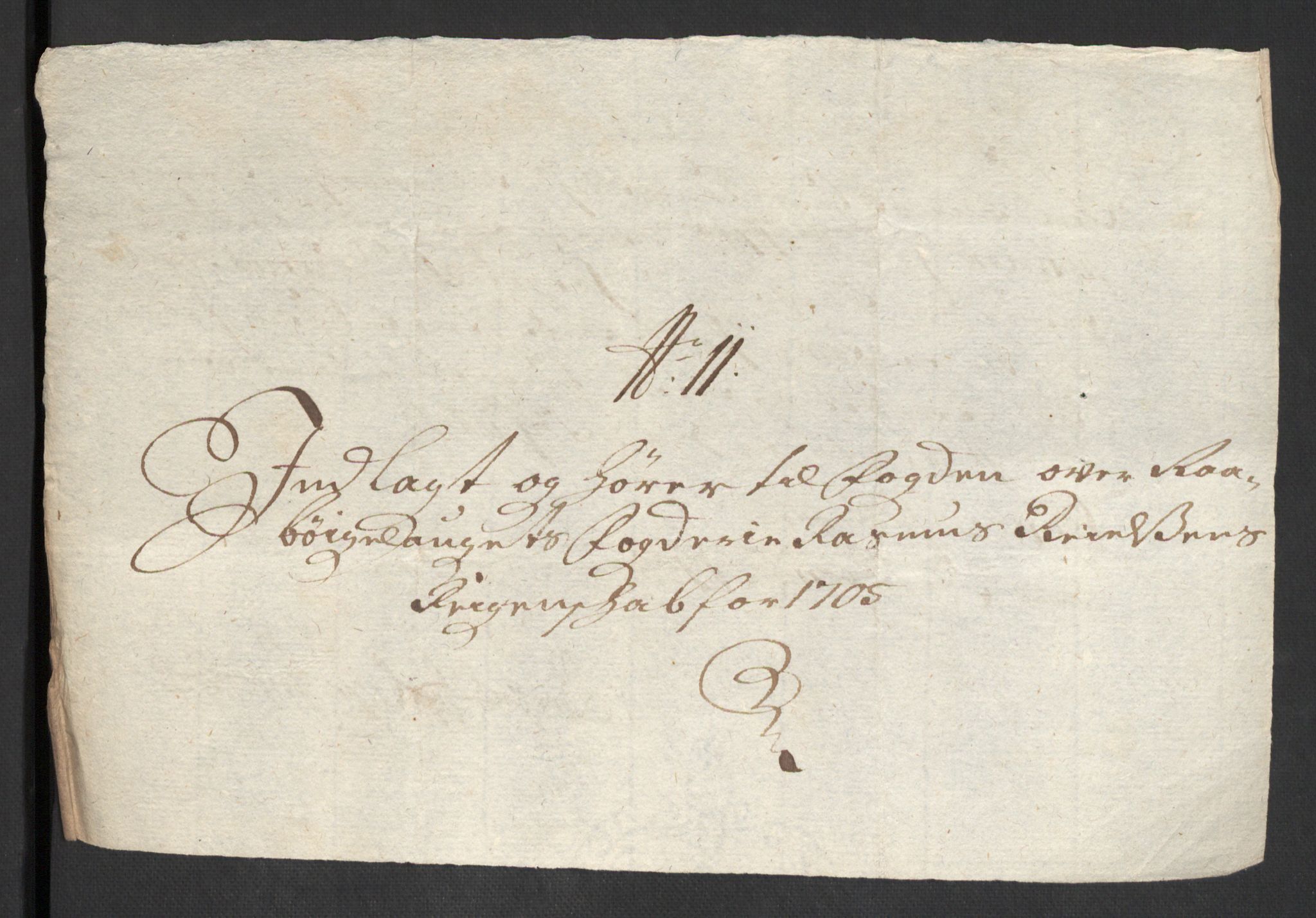 Rentekammeret inntil 1814, Reviderte regnskaper, Fogderegnskap, AV/RA-EA-4092/R40/L2447: Fogderegnskap Råbyggelag, 1703-1705, p. 405