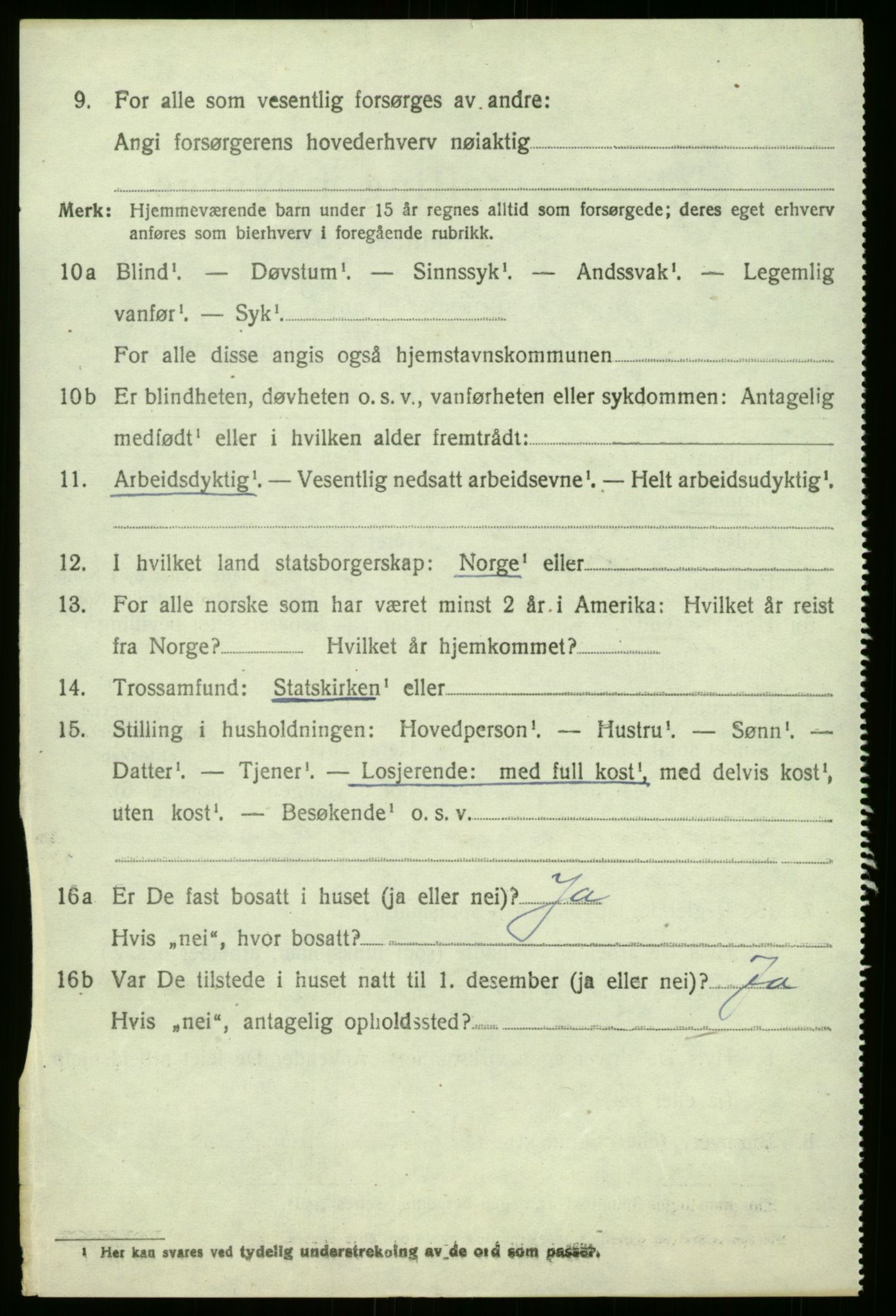 SAB, 1920 census for Luster, 1920, p. 3221