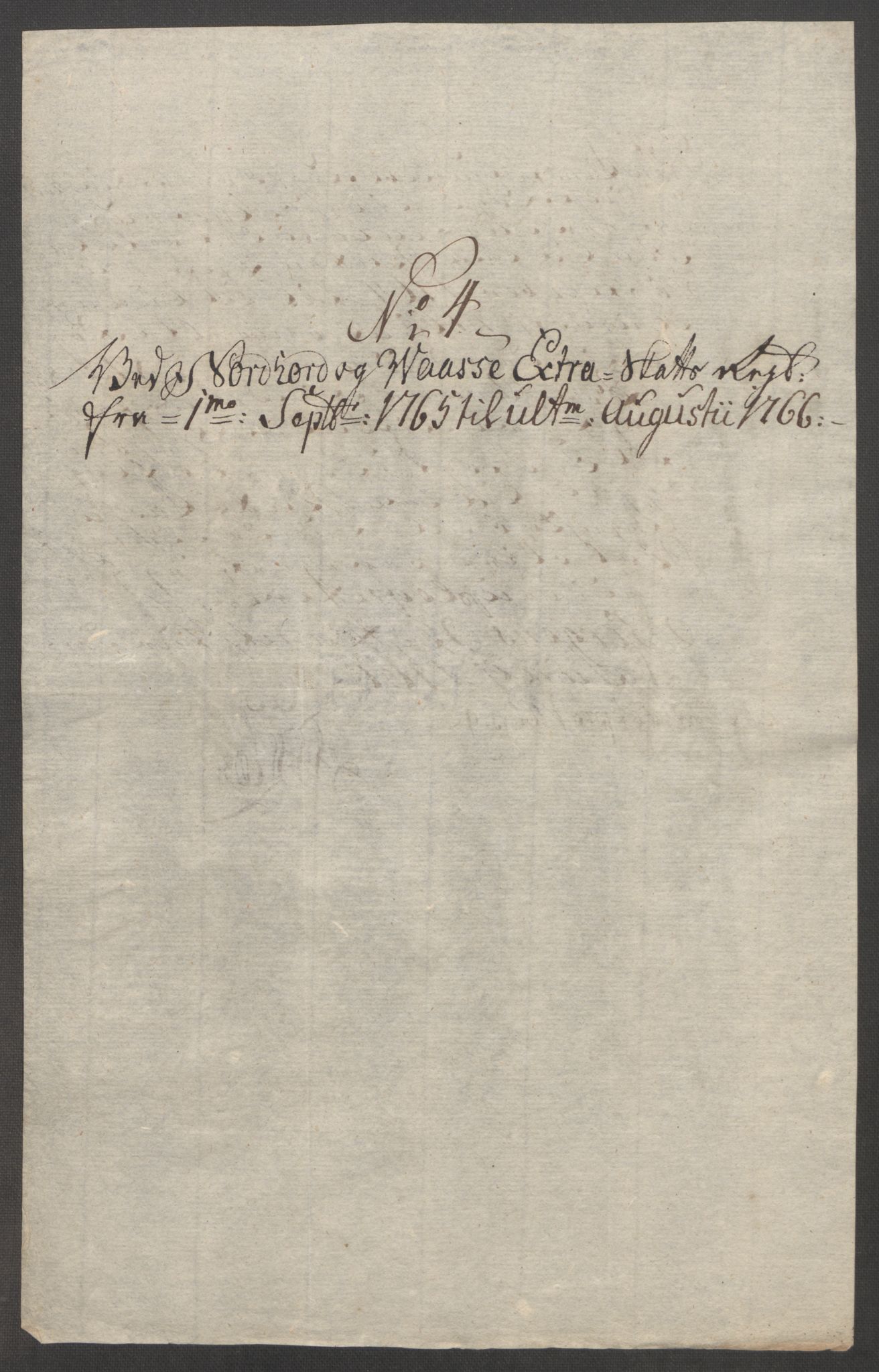 Rentekammeret inntil 1814, Reviderte regnskaper, Fogderegnskap, AV/RA-EA-4092/R51/L3303: Ekstraskatten Nordhordland og Voss, 1762-1772, p. 135