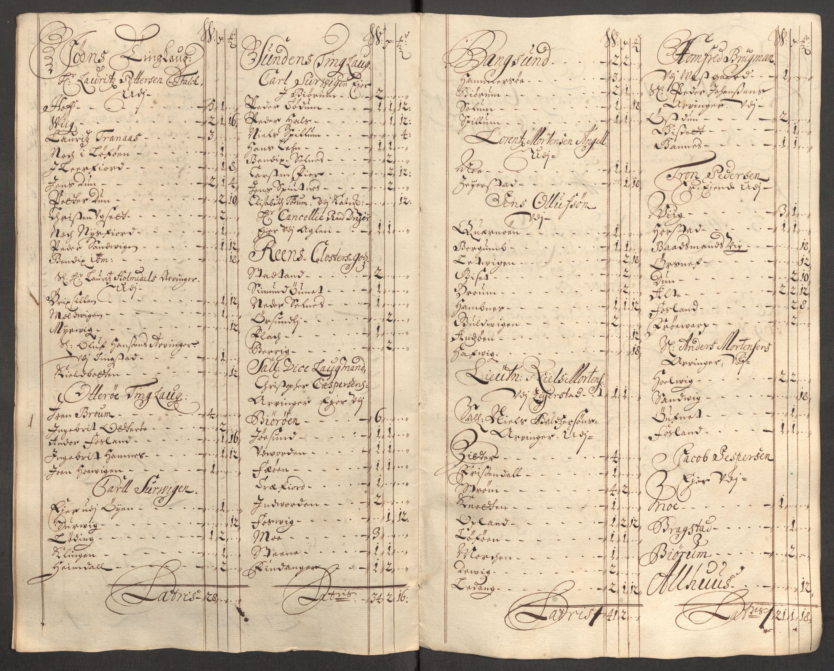 Rentekammeret inntil 1814, Reviderte regnskaper, Fogderegnskap, RA/EA-4092/R64/L4425: Fogderegnskap Namdal, 1696-1698, p. 230