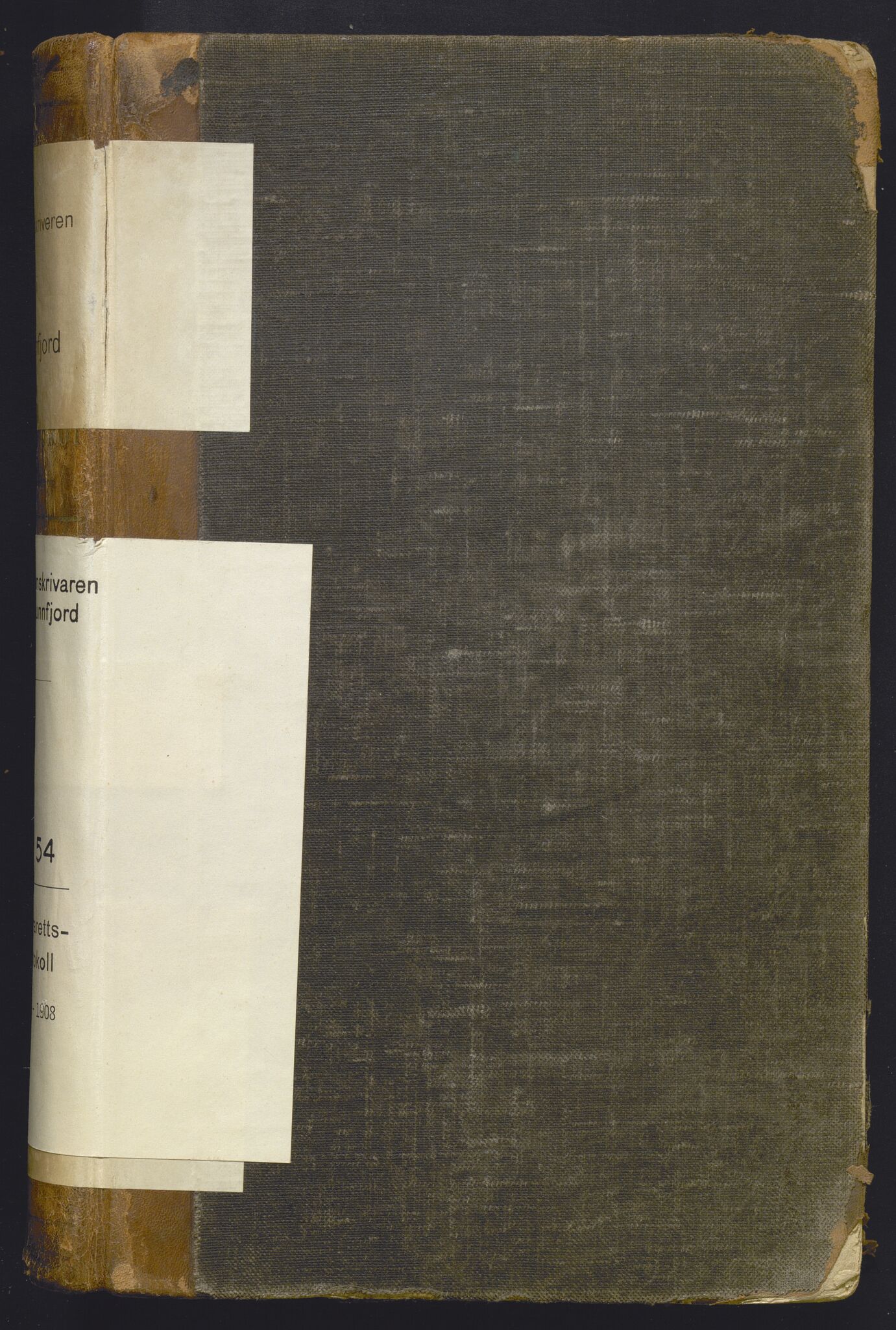 Sunnfjord tingrett, AV/SAB-A-3201/1/F/Fb/Fba/L0054: Ekstrarettsprotokoll, 1891-1908