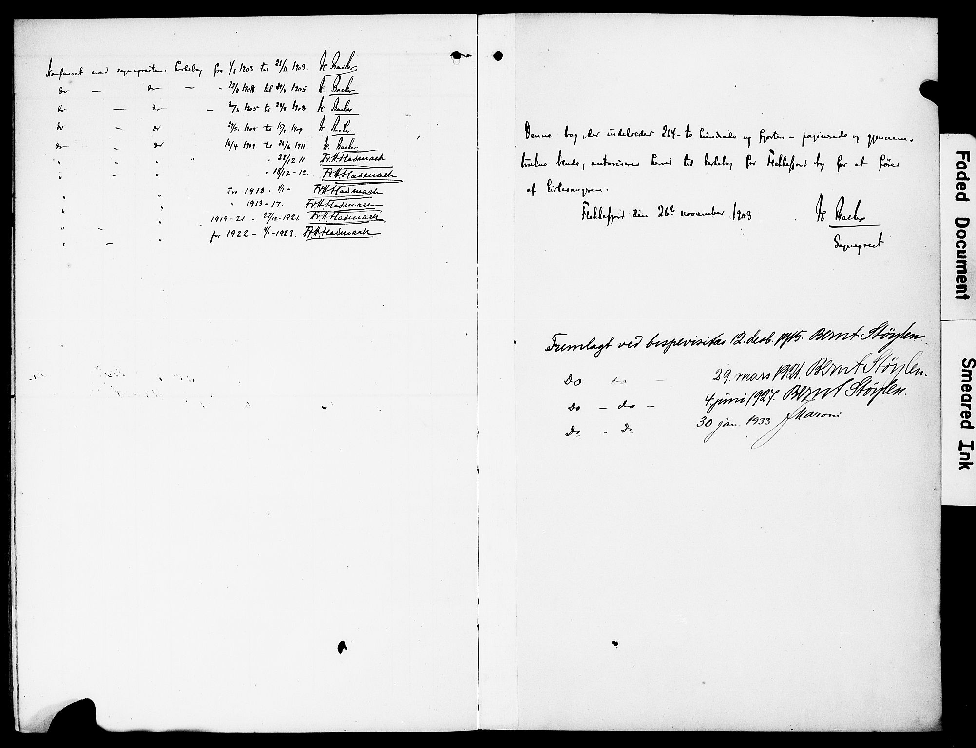 Flekkefjord sokneprestkontor, SAK/1111-0012/F/Fb/Fba/L0001: Parish register (copy) no. B 1, 1903-1931, p. 215